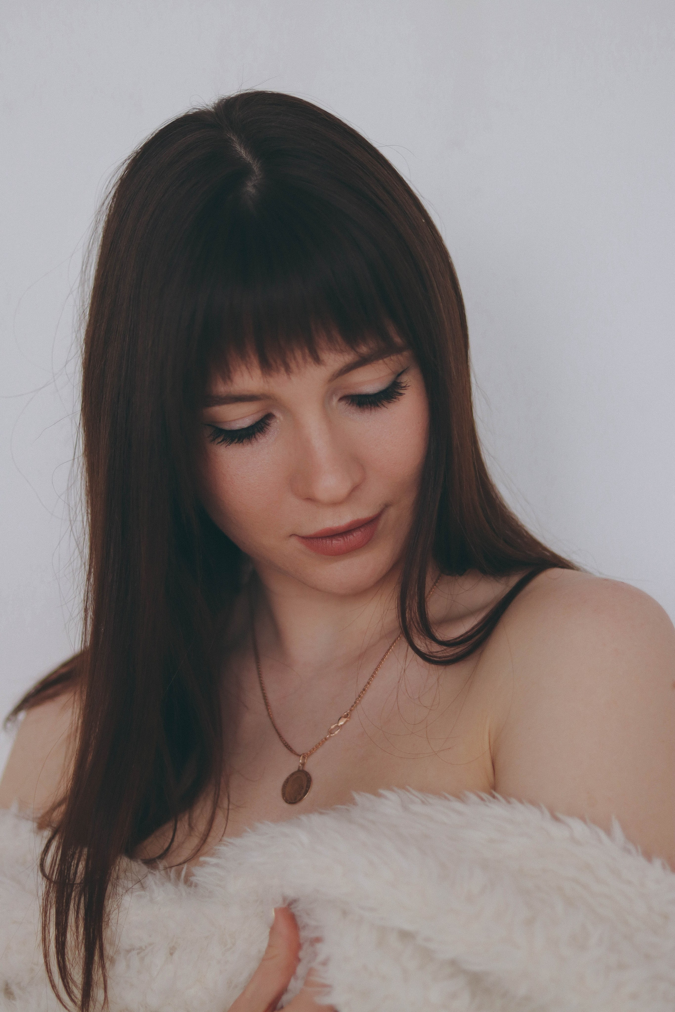 Фотосъёмка Вики в студии. Фотограф Самара Лена Мандарин