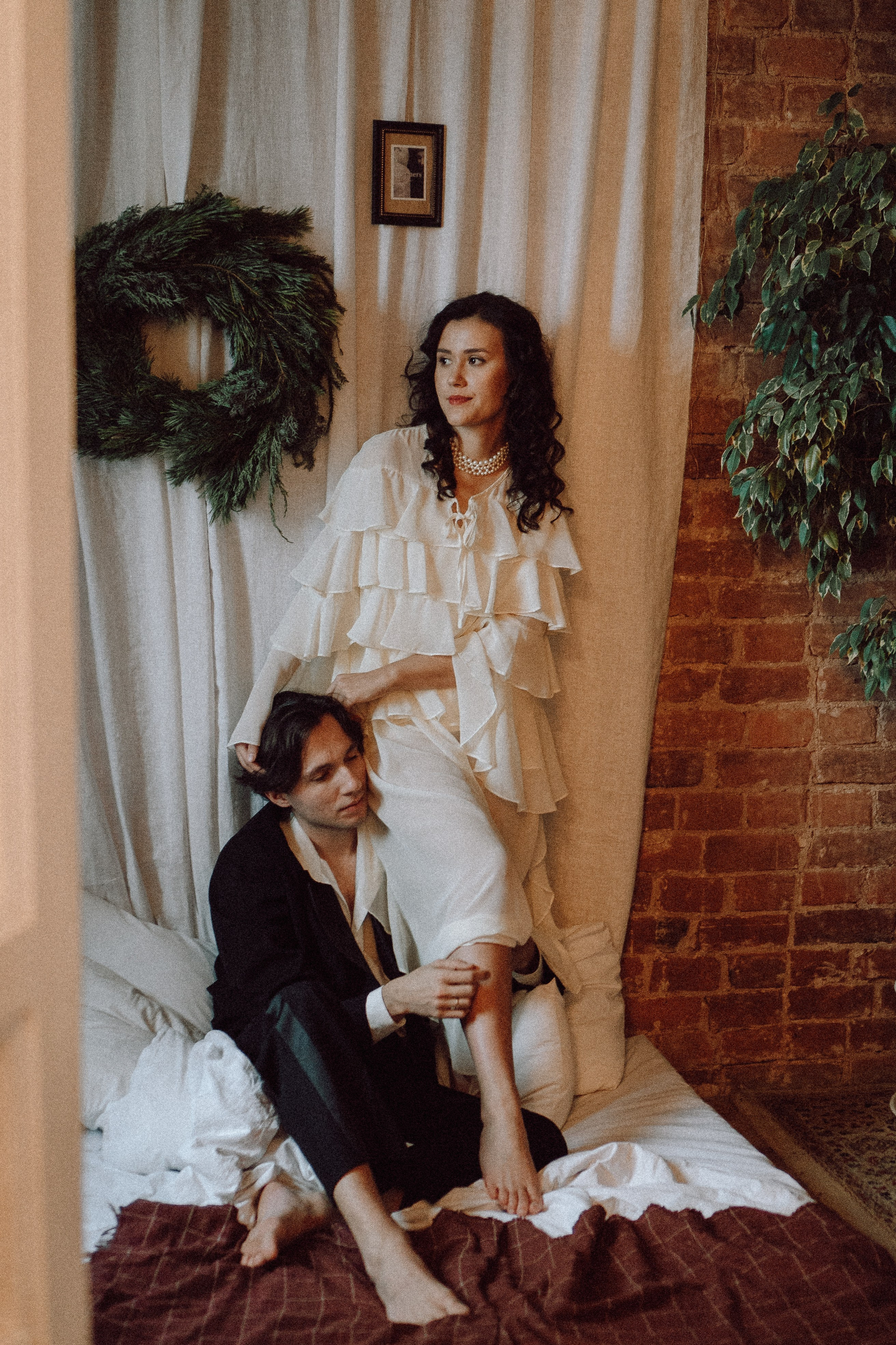 УТРО ЖЕНИХА И НЕВЕСТЫ В ФОТОСТУДИИ И ОСНОВНАЯ ФОТОСЕСИСИЯ ЗИМОЙ. Профессиональный фотограф, Санкт-Петербург — Виктория Богомолова