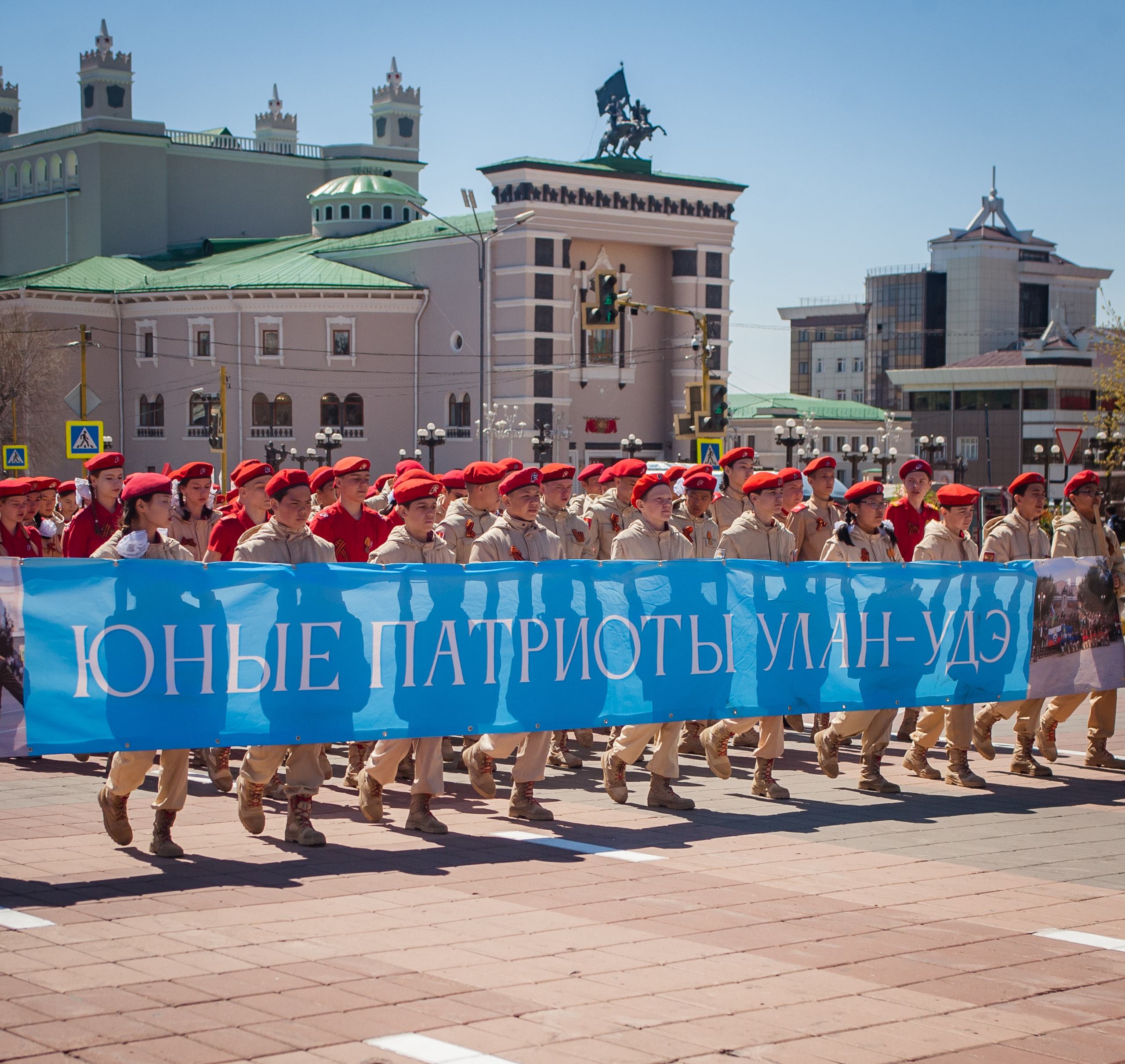 8 Мая. Парад ЮнАрмии. Андреева Александра фотограф в г. Улан-Удэ
