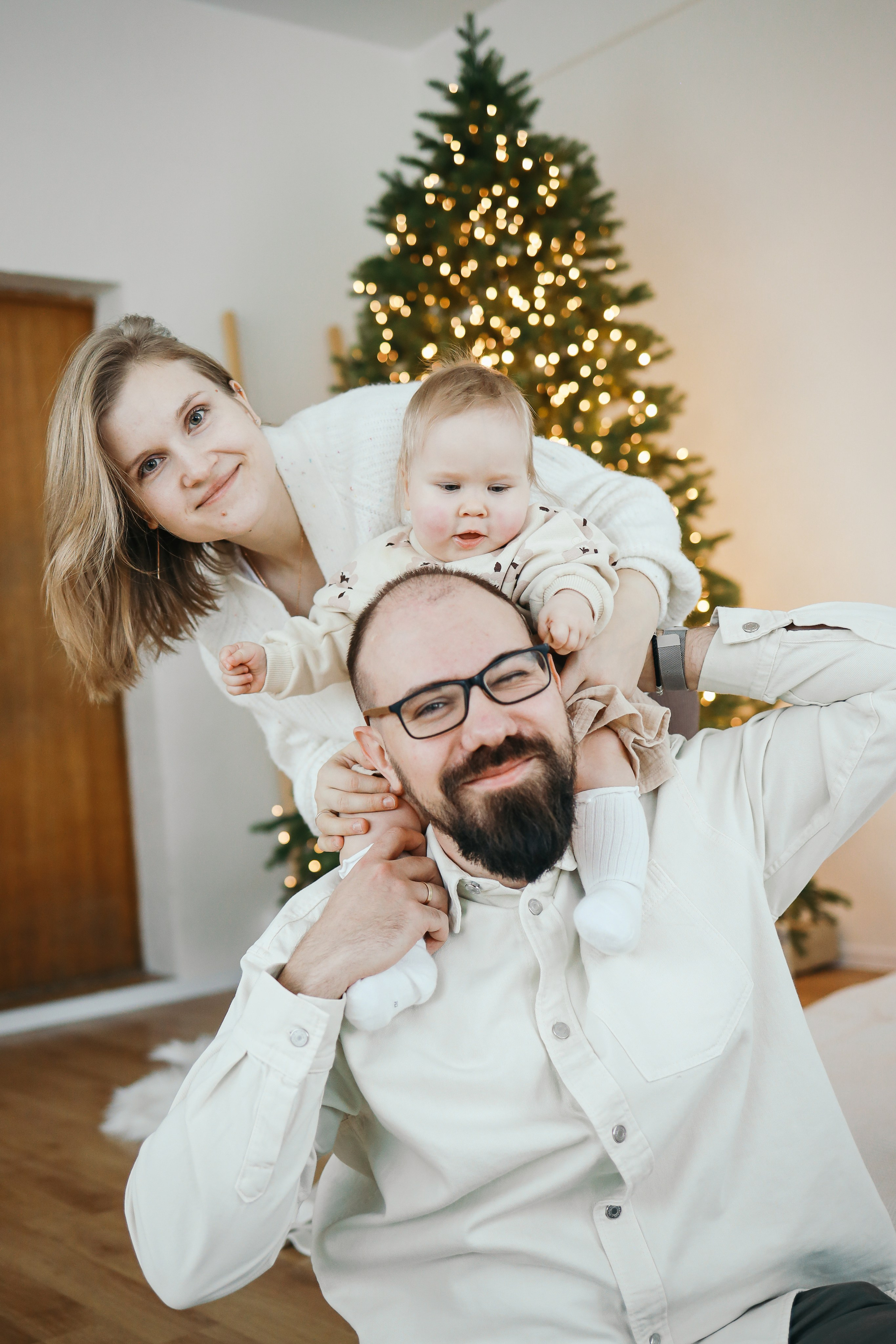 Первый Новый год. Семейный фотограф в Москве Ольга Комарова