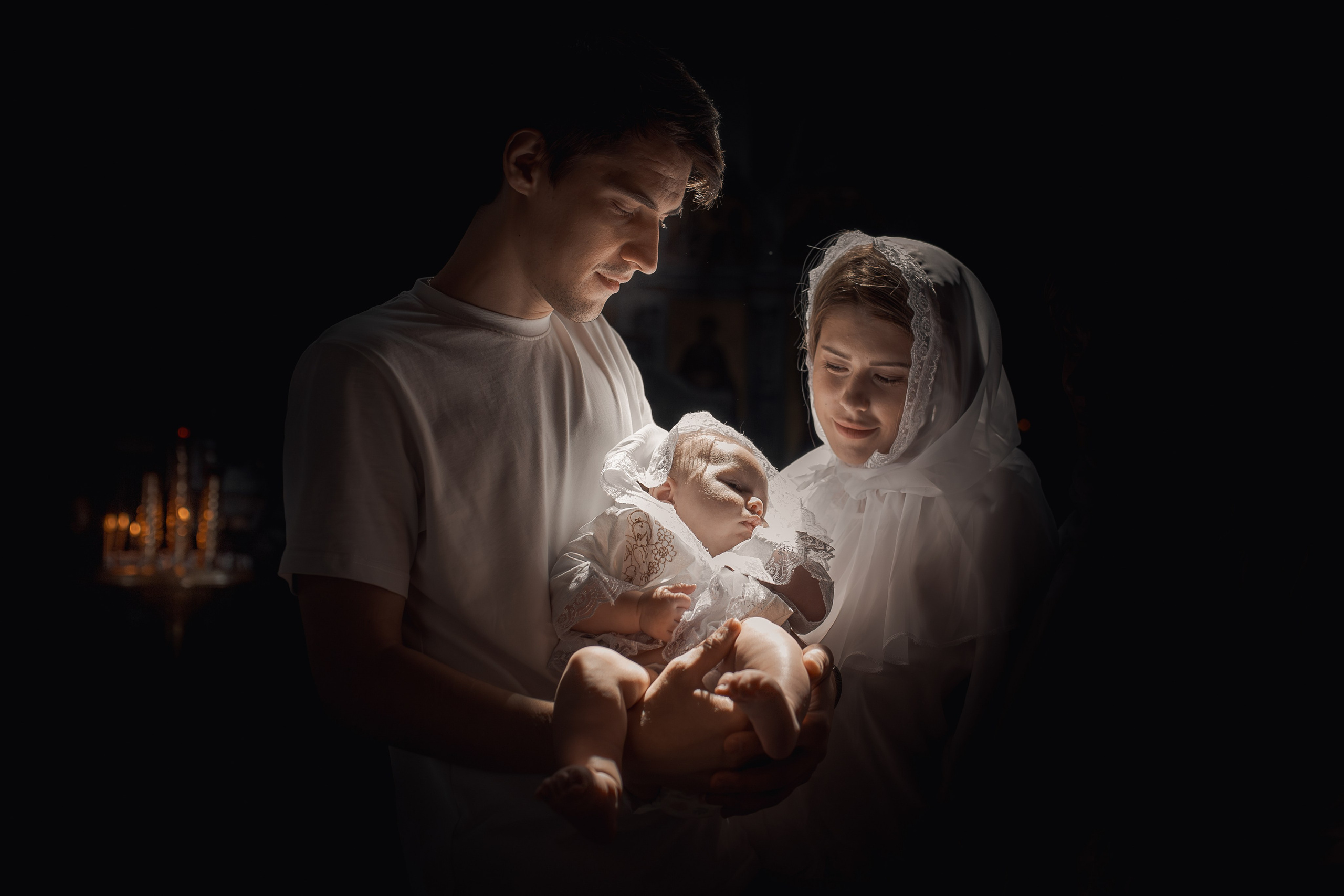 Крещение Дамиана. Фотограф на Крещение и Венчание в Ташкенте