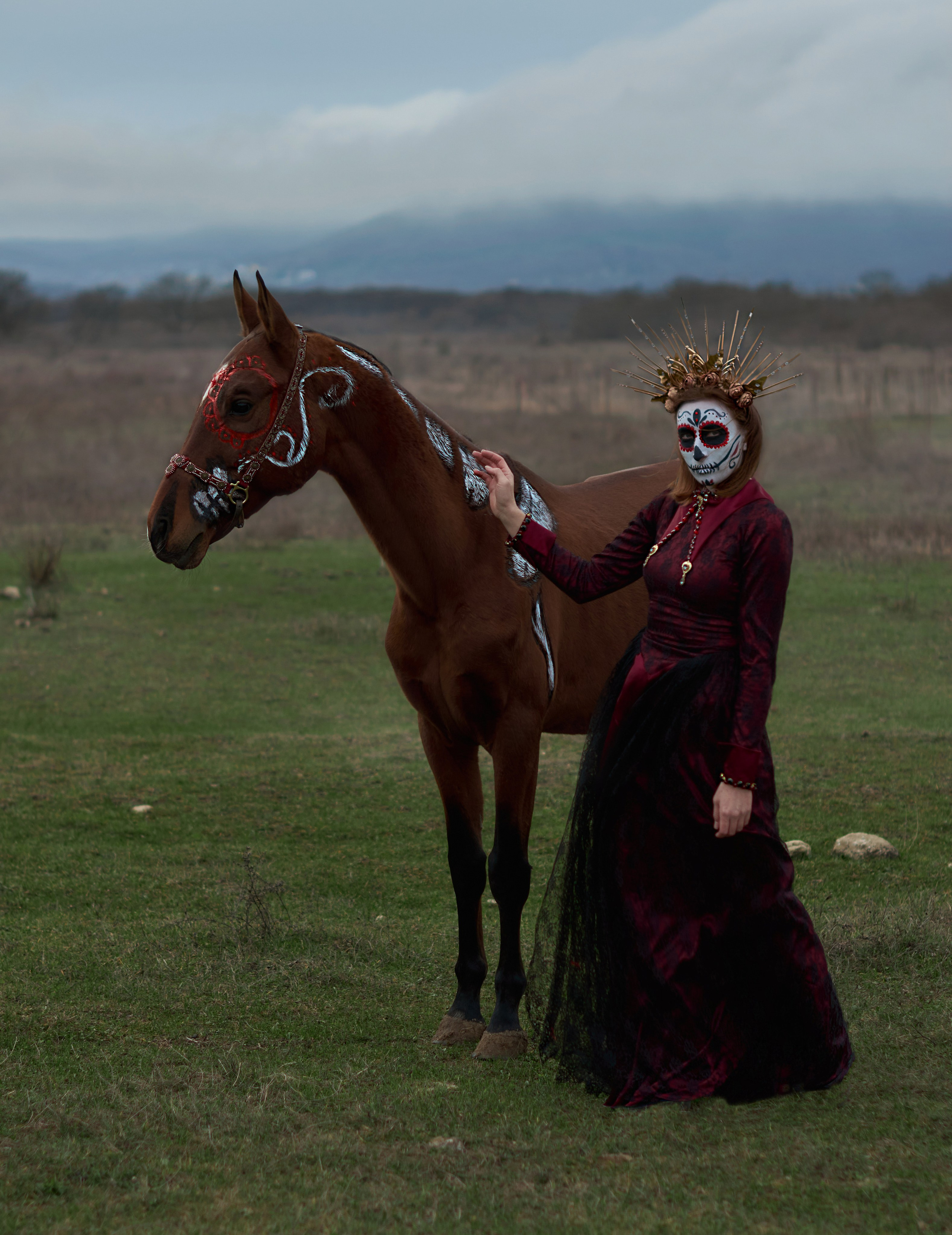 Фотосессия в стиле праздника El Día de Muertos. Фотограф в Севастополе