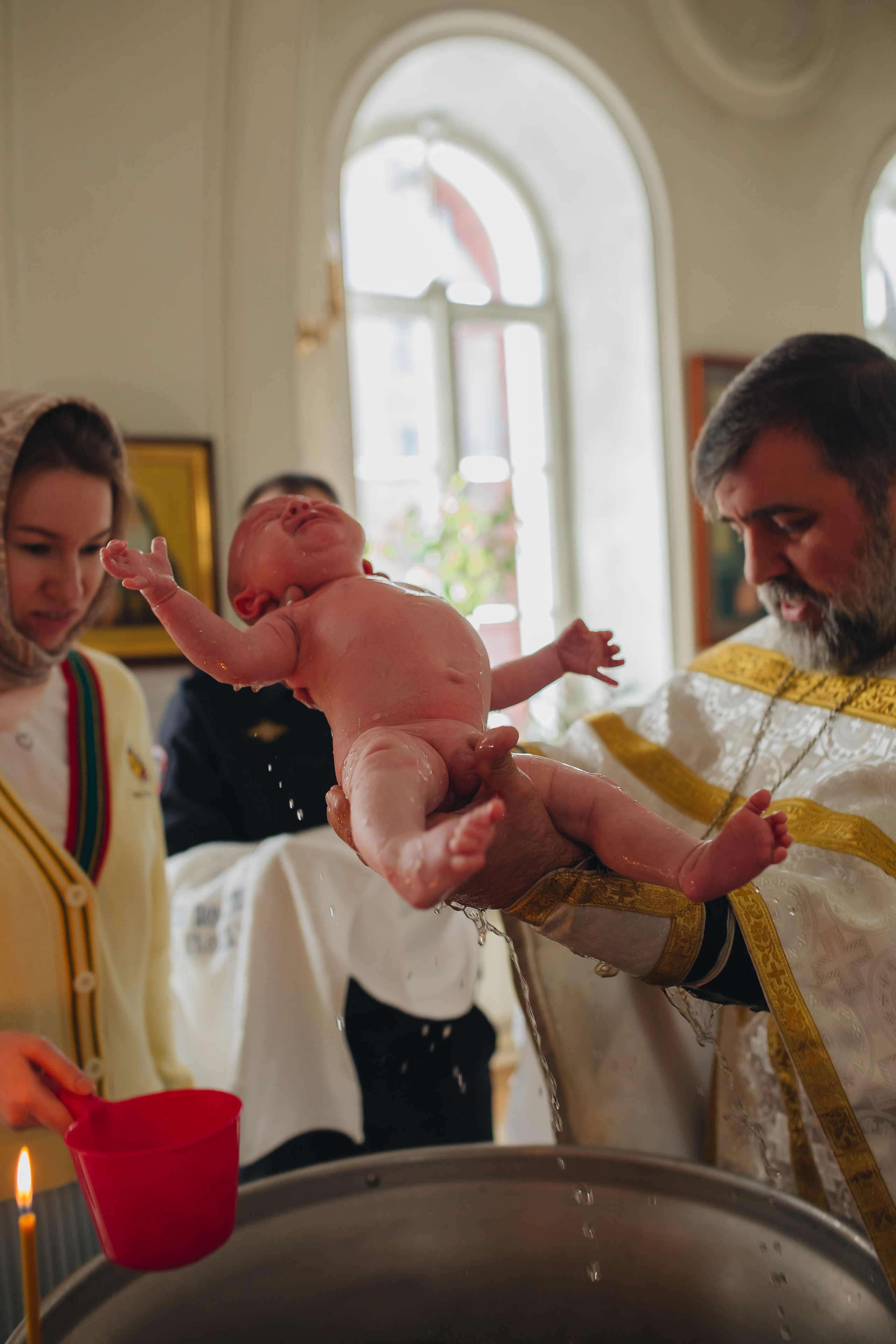 Крещение в светлом Храме. Семейный и детский фотограф в Москве Дорогова Екатерина