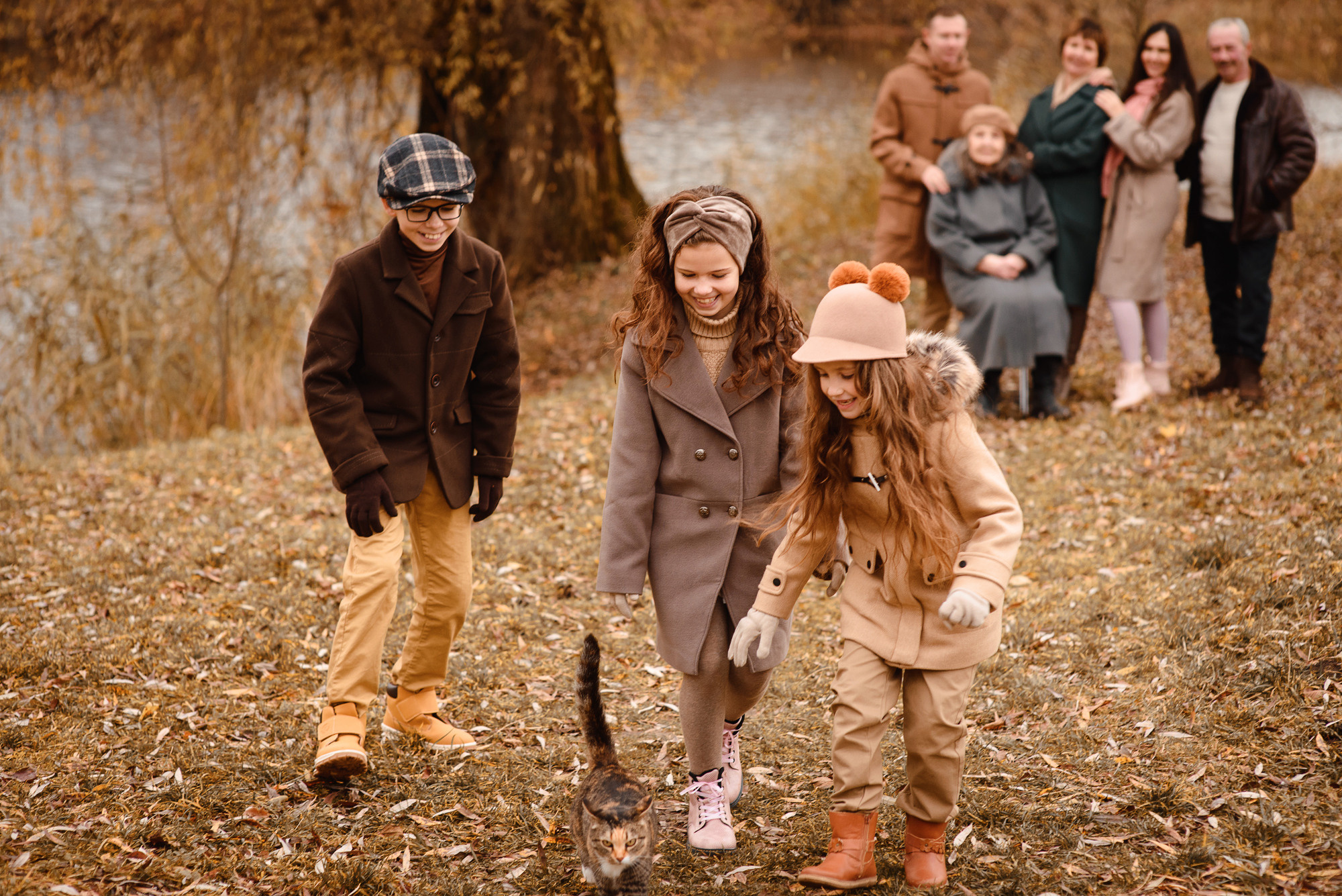 Съемка для большой семьи в Ясной Поляне. Семейный и женский фотограф Красноярск Екатерина Пусенкова