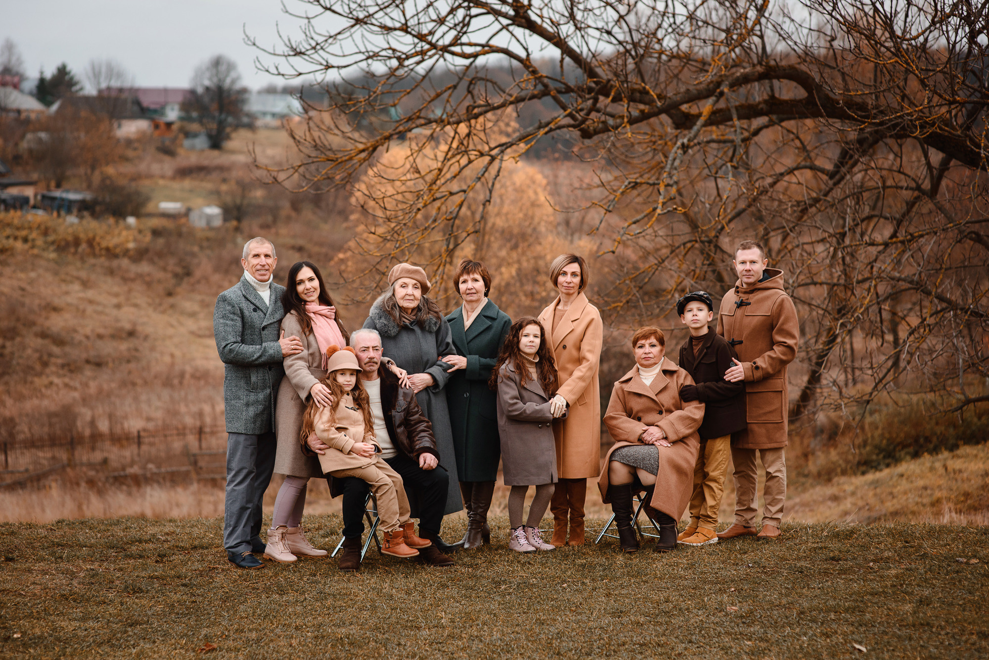 Съемка для большой семьи в Ясной Поляне. Семейный и женский фотограф Красноярск Екатерина Пусенкова