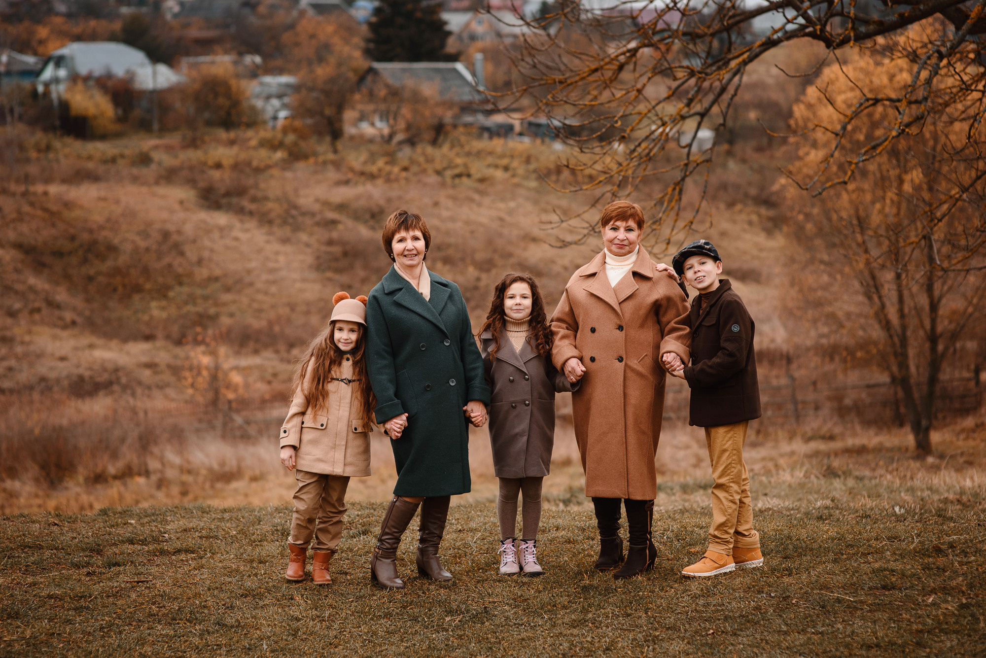 Съемка для большой семьи в Ясной Поляне. Семейный и женский фотограф Красноярск Екатерина Пусенкова