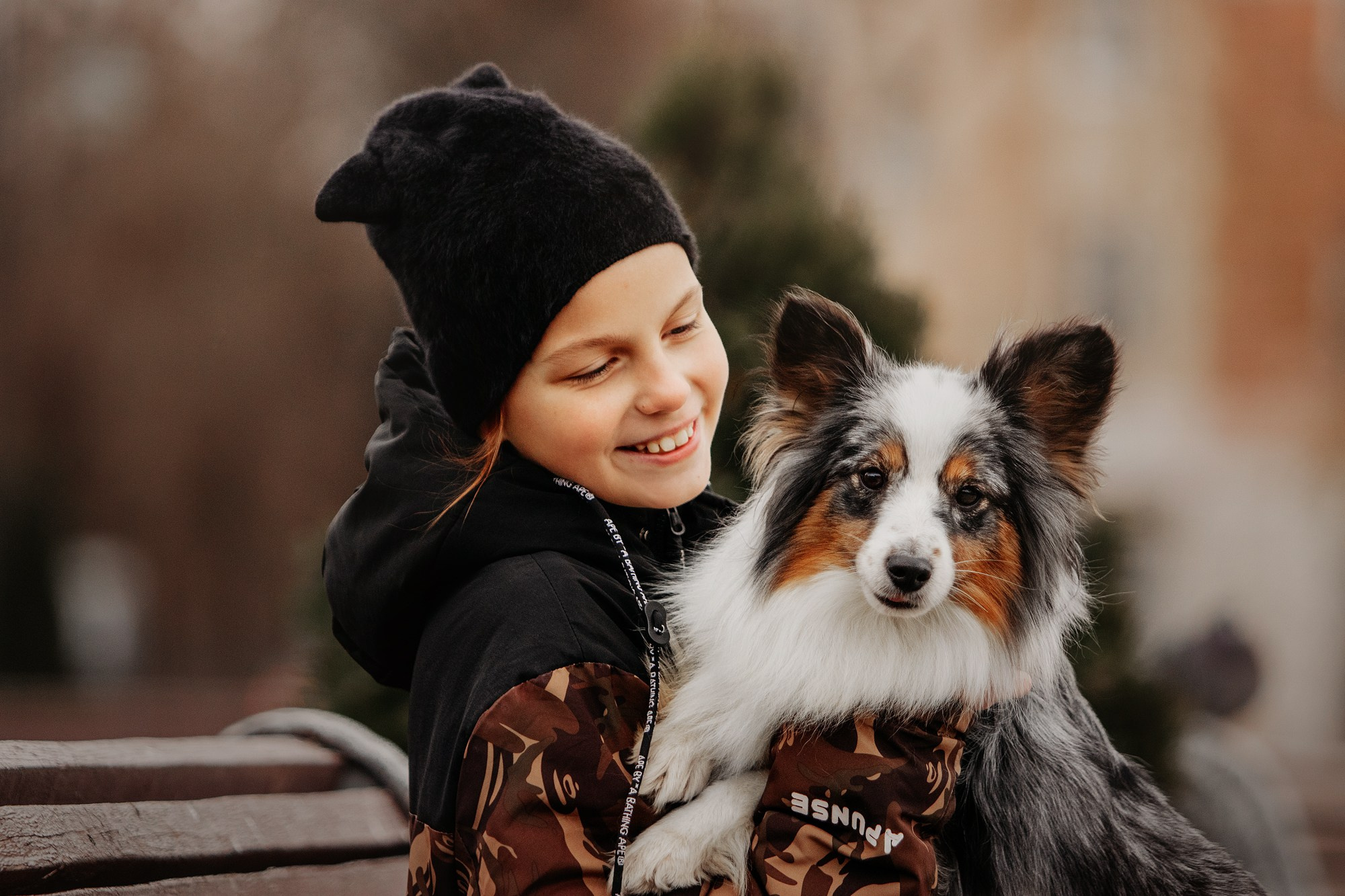 Марина и Кутька. Фотограф Наталья Потапова