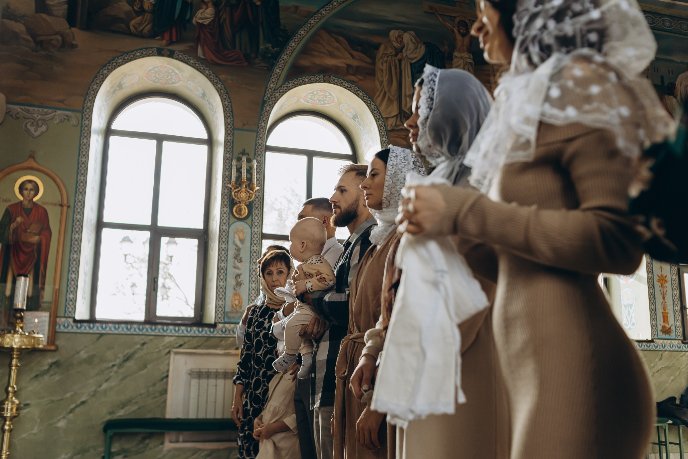 Крещение Матвея. Семейный фотограф в Волгодонске Краченцева Анна