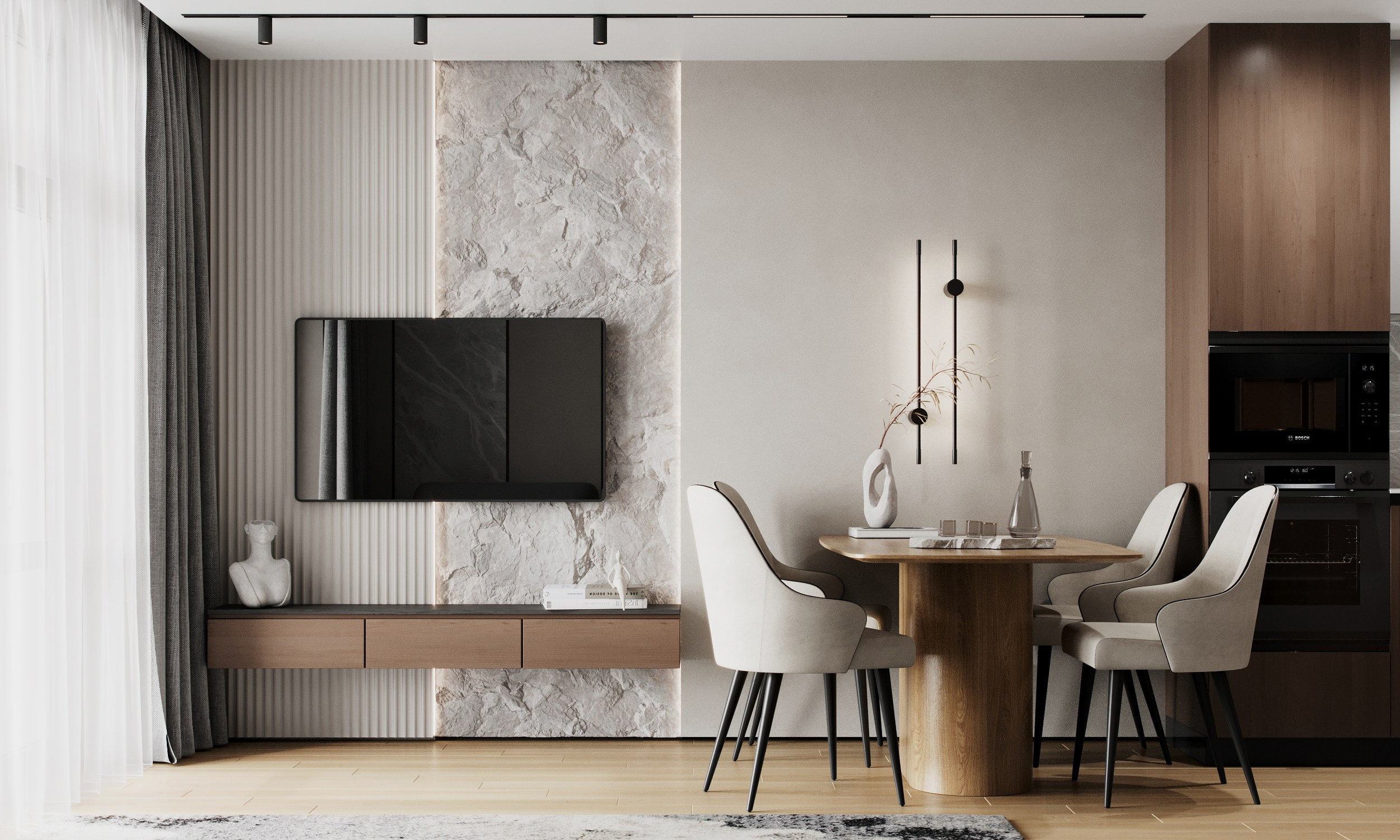 ЖК Гелиос 58 m² г. Уфа. Дизайн интерьера и ремонта Уфа Москва