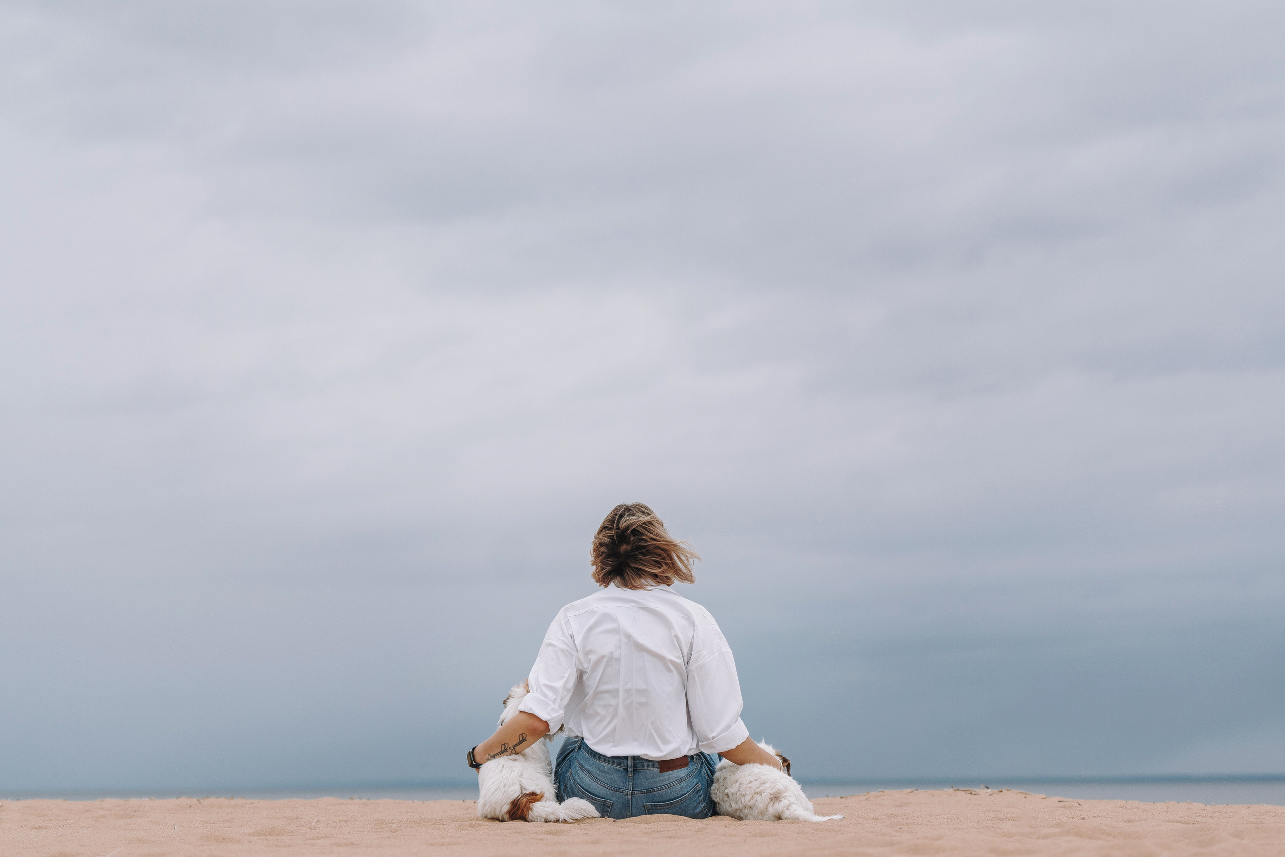 Оля, Ларс и Лукас. Фотограф анималист в Спб недорого Олеся Майорова