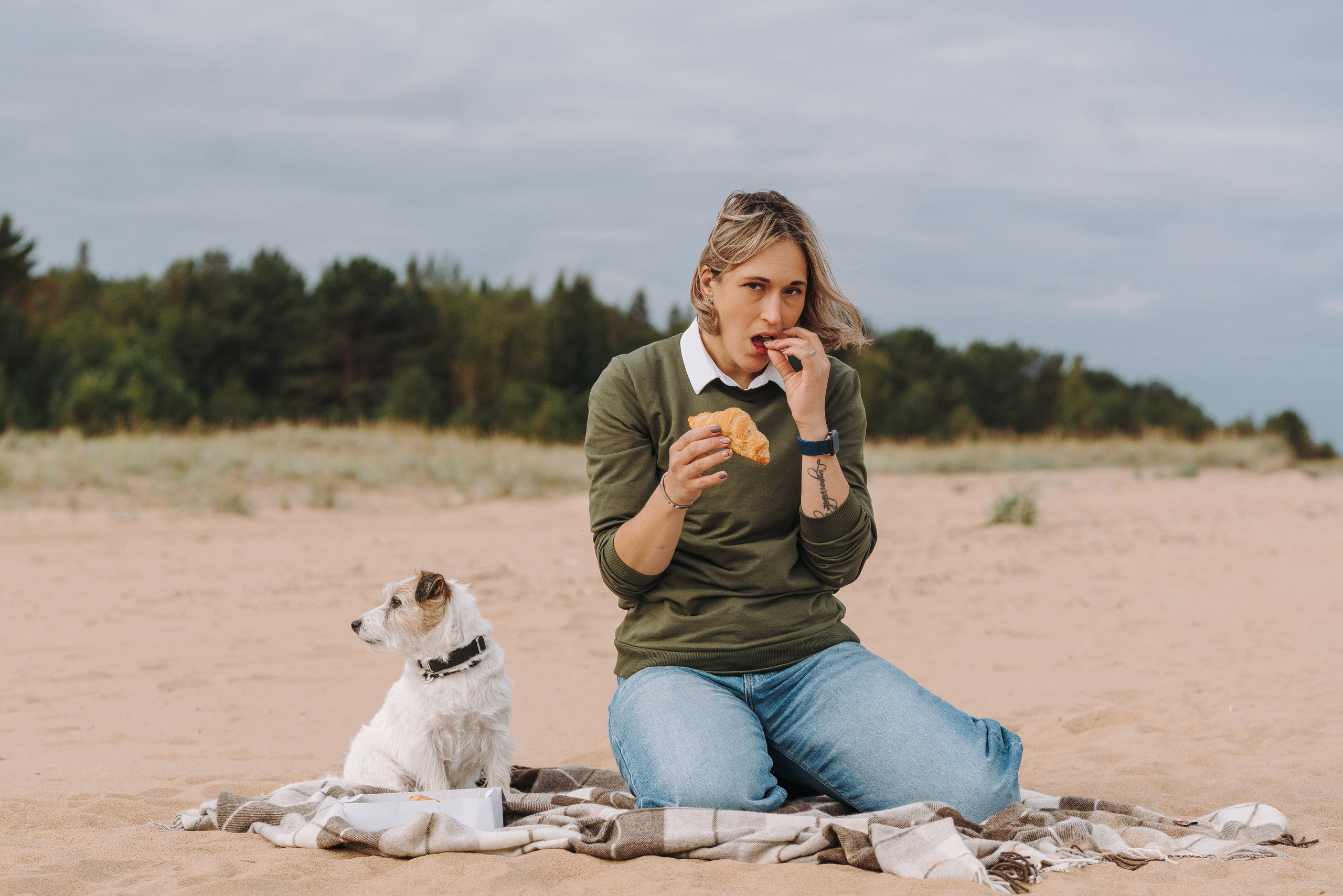Оля, Ларс и Лукас. Фотограф анималист в Спб недорого Олеся Майорова