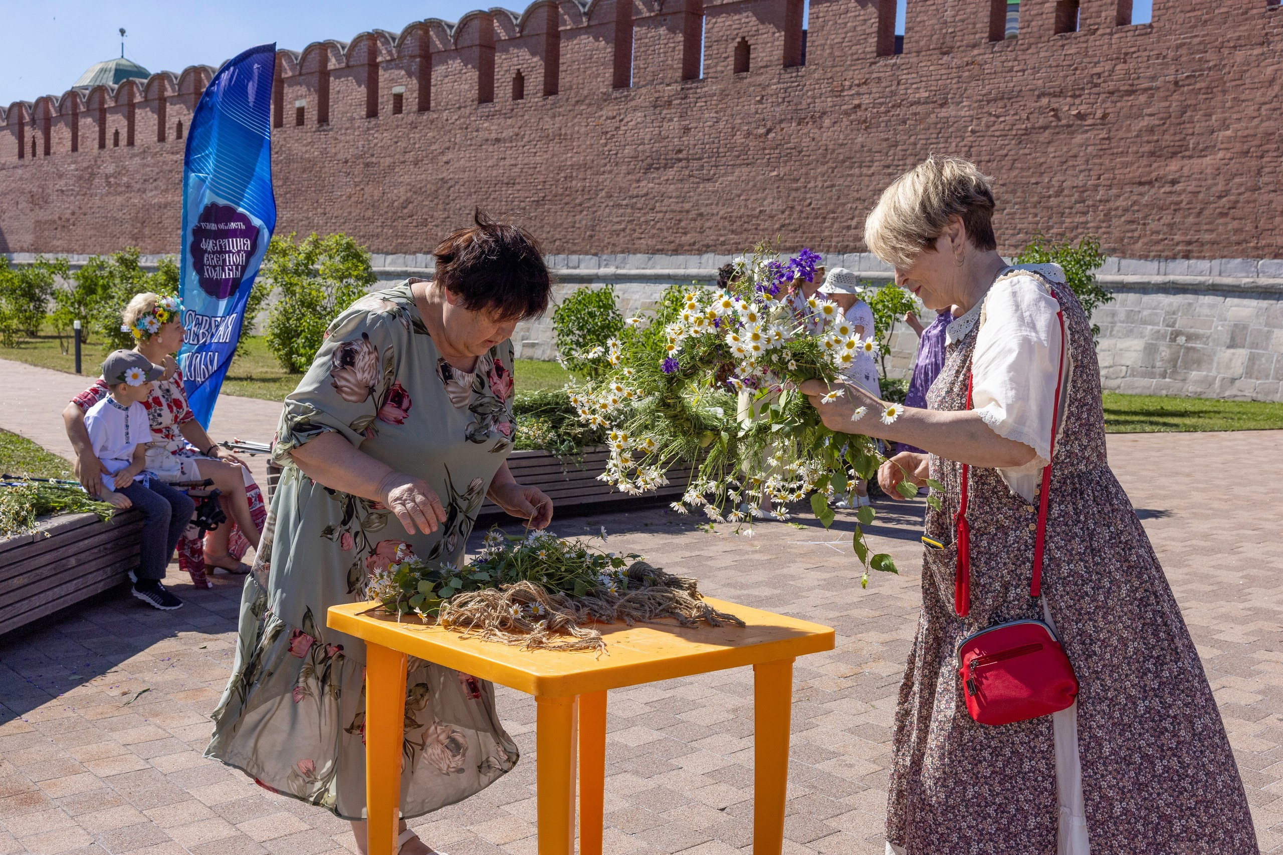 Фестиваль «Ромашковый хоровод». Северная ходьба. Фотограф в Туле Крупский АнДРей. Фотостудия «КАДР71» в Туле