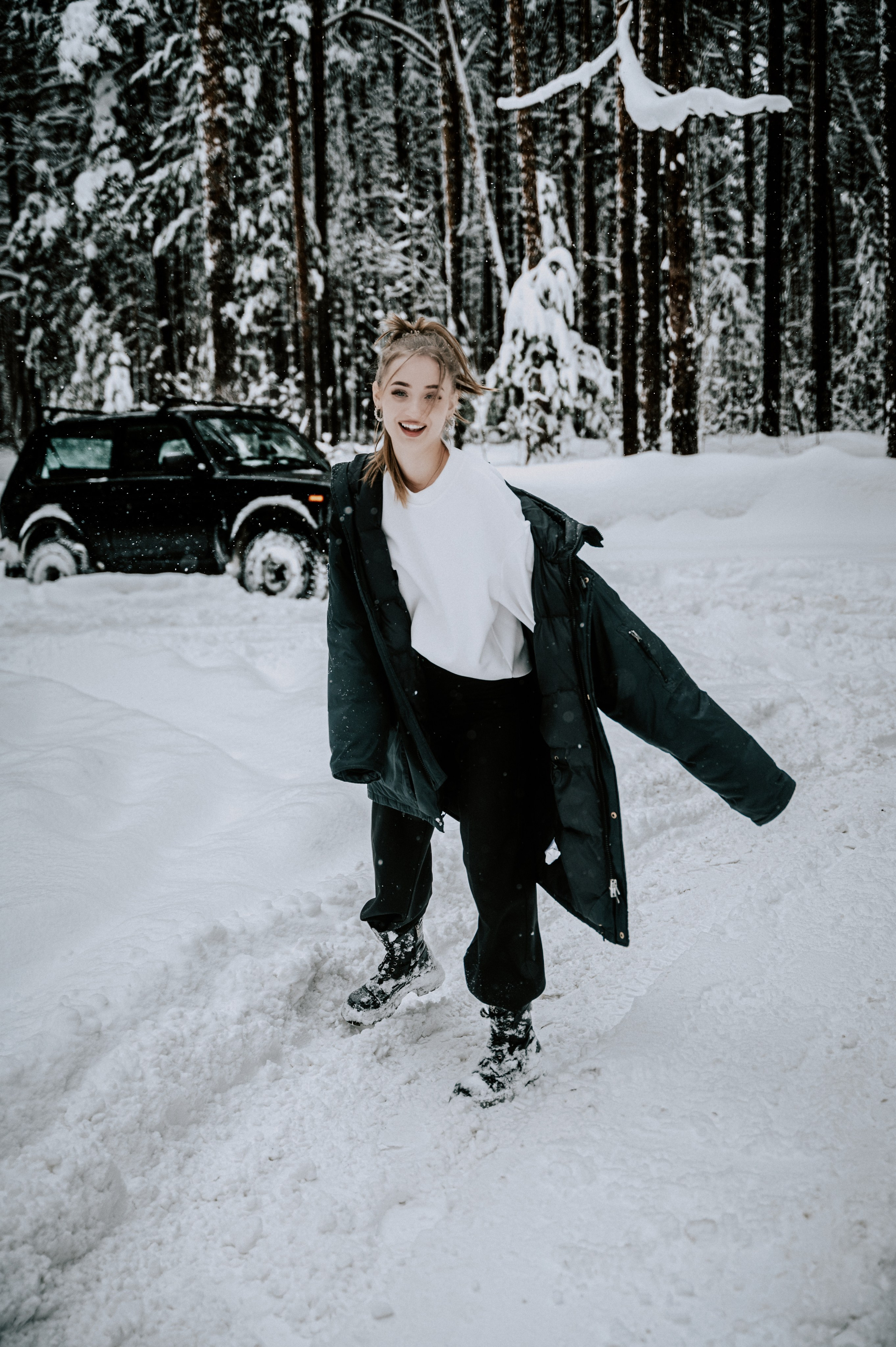 Индивидуальная съёмка для Аделины зима. Фотограф/видеограф Богдан Голованов