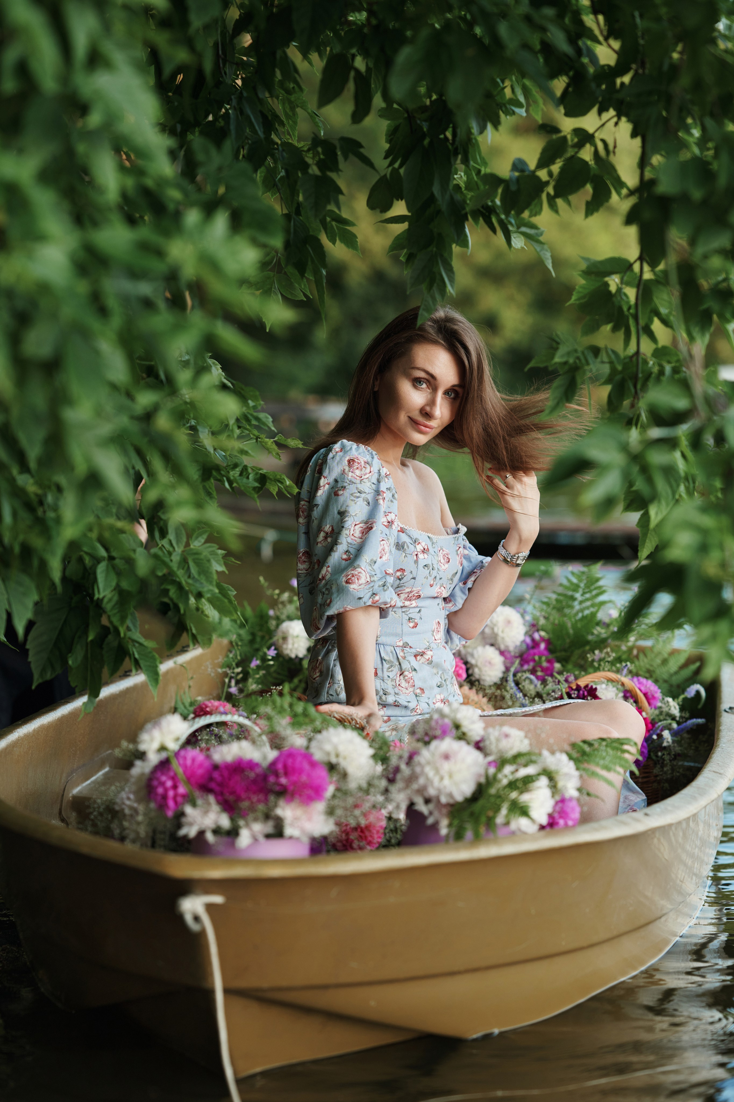 Фотопроект в лодке. Фотограф в Воронеже Тазаева Светлана