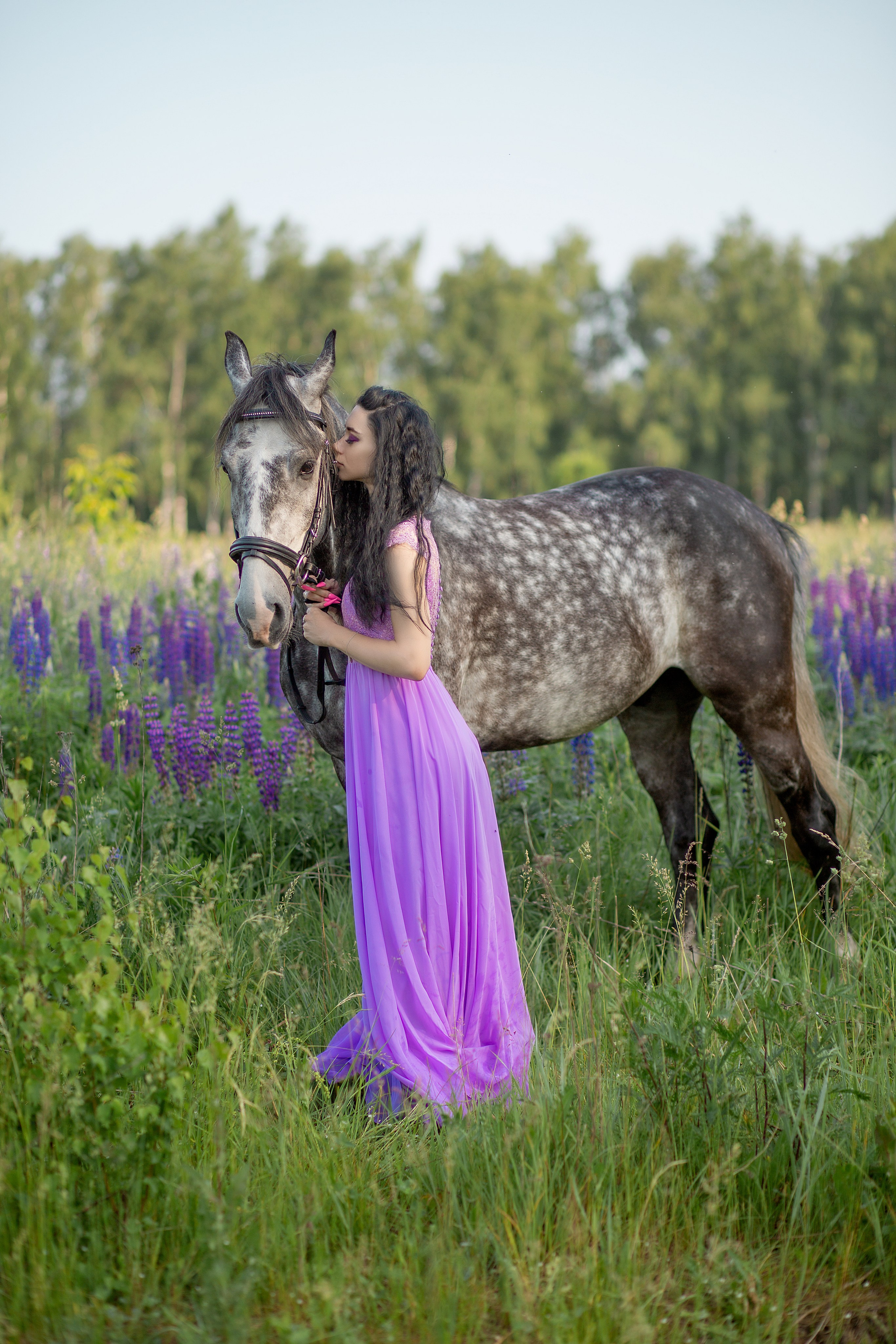 Надежда и Пророк. Фотосессия с лошадьми в Нижнем Новгороде