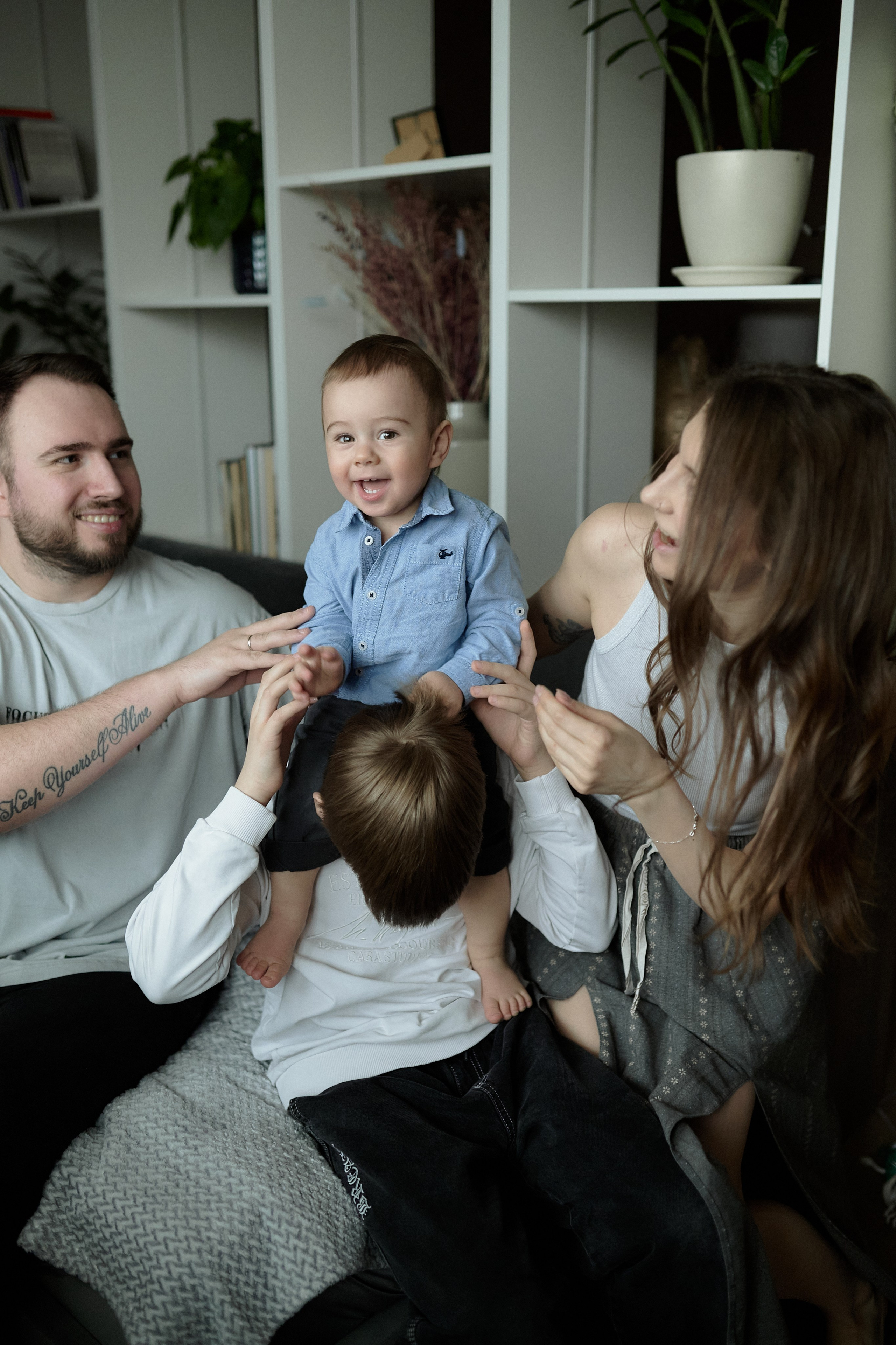 Мише годик (домашнее). Семейный и свадебный lifestyle-фотограф в Москве Мария Петрова