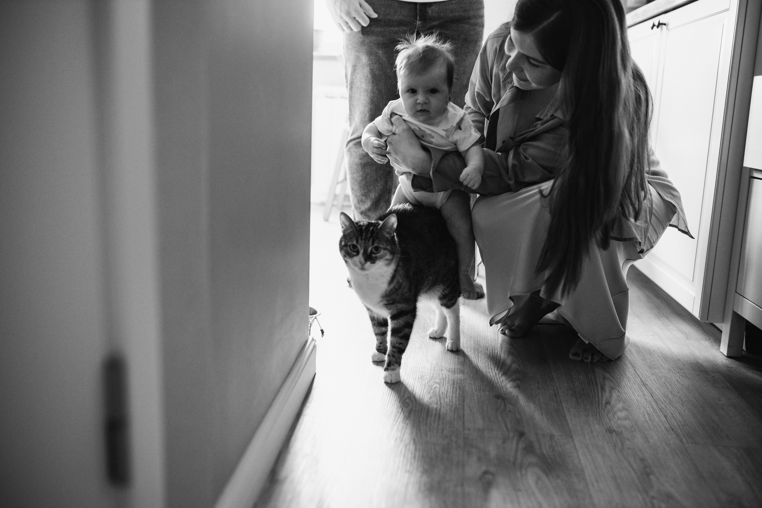 Семейная история. Фотограф родов выписка новорожденных Санкт-Петербург