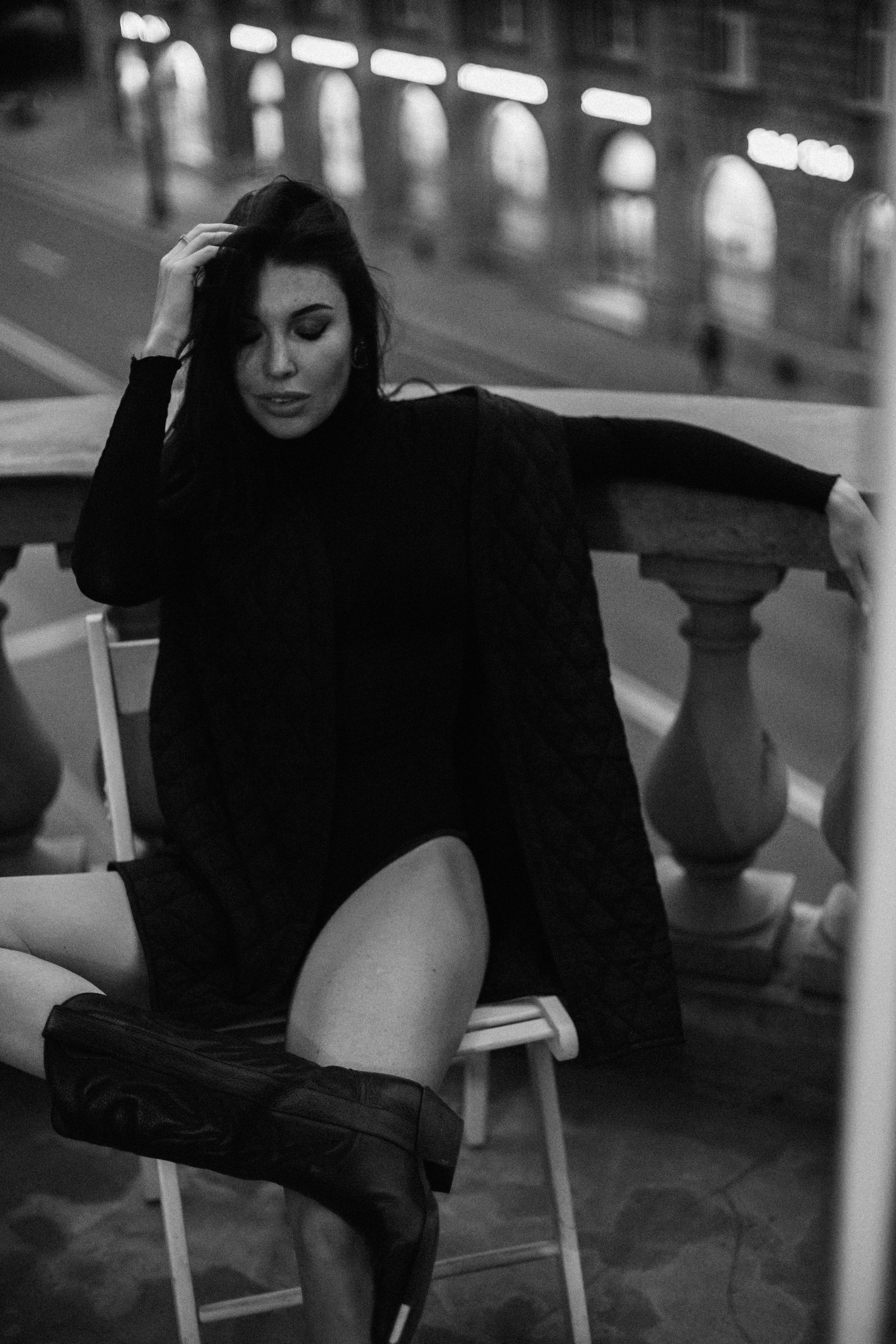 Вероника (съемка на балконе). Фотограф в Москве и Санкт-Петербурге Дарина