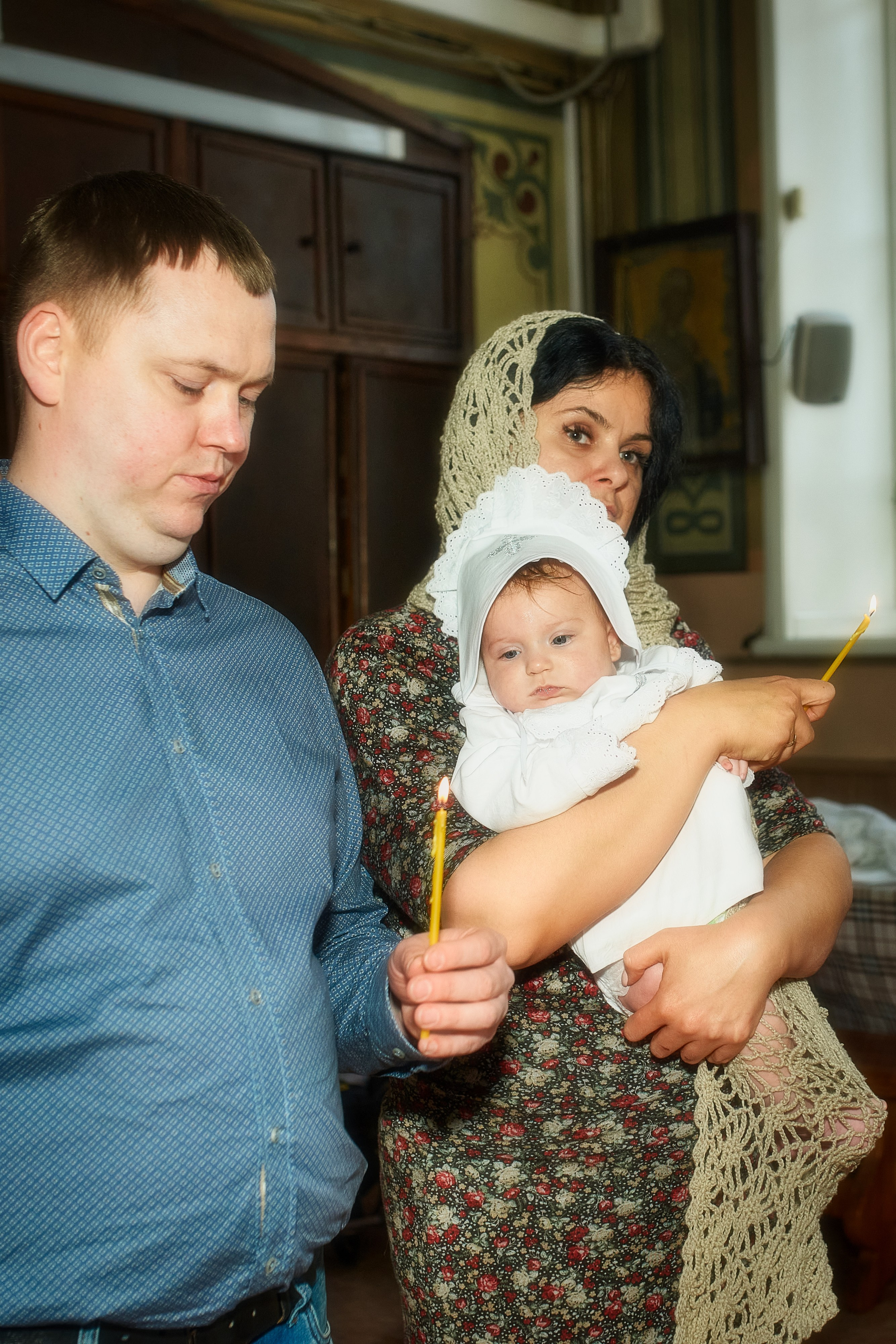 Крещение в Преображенском храме. Балашиха