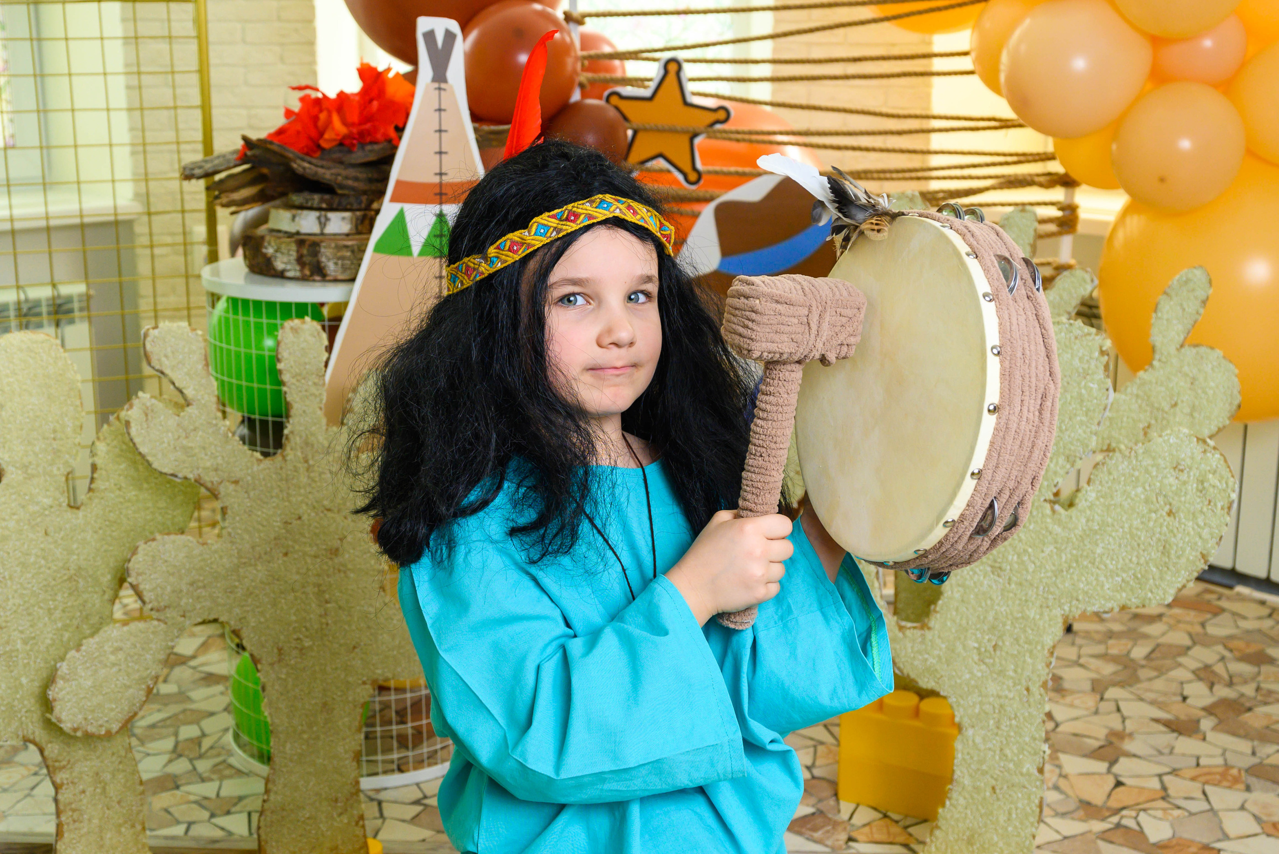 девочка индеец