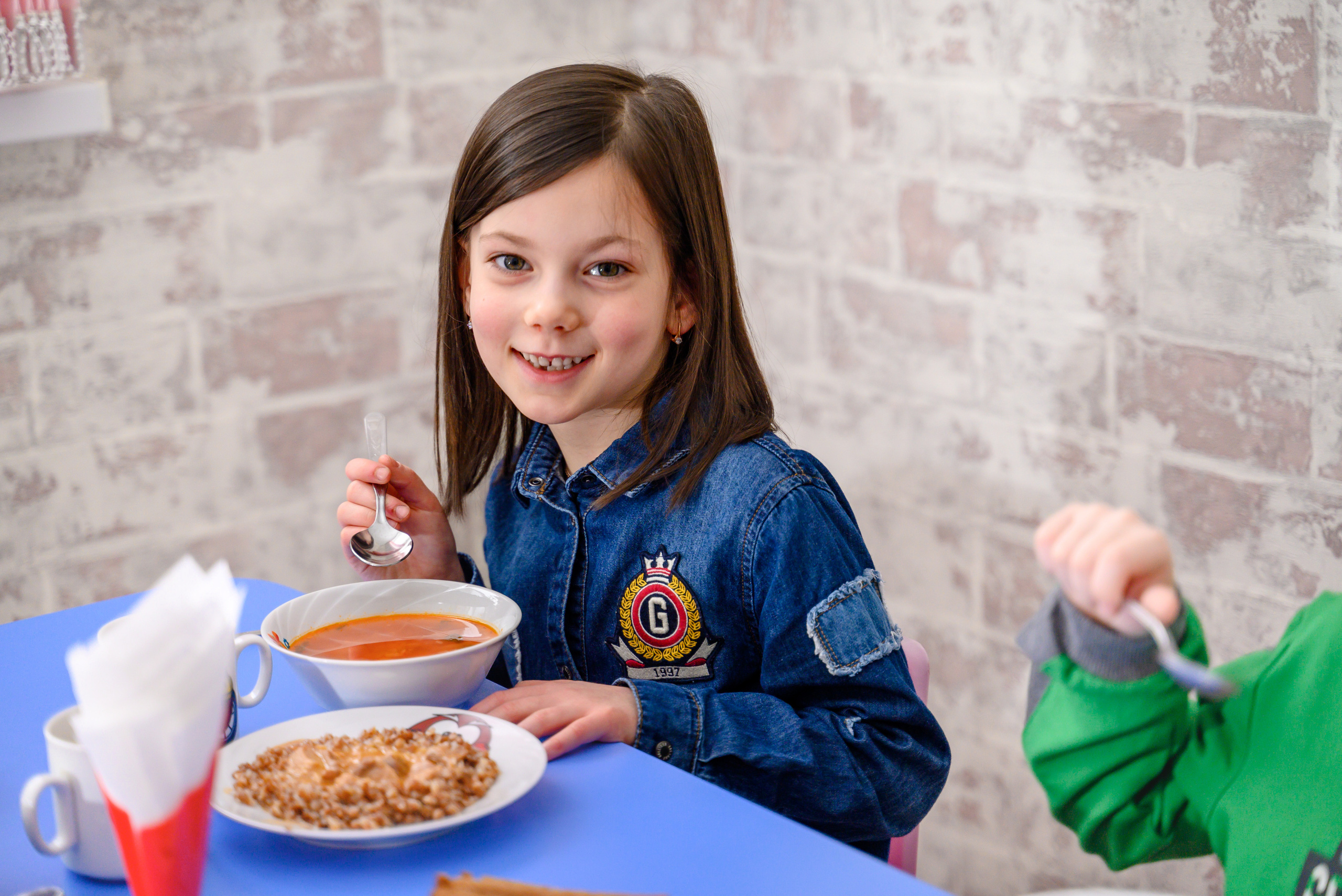 как дети обедают в детском саду