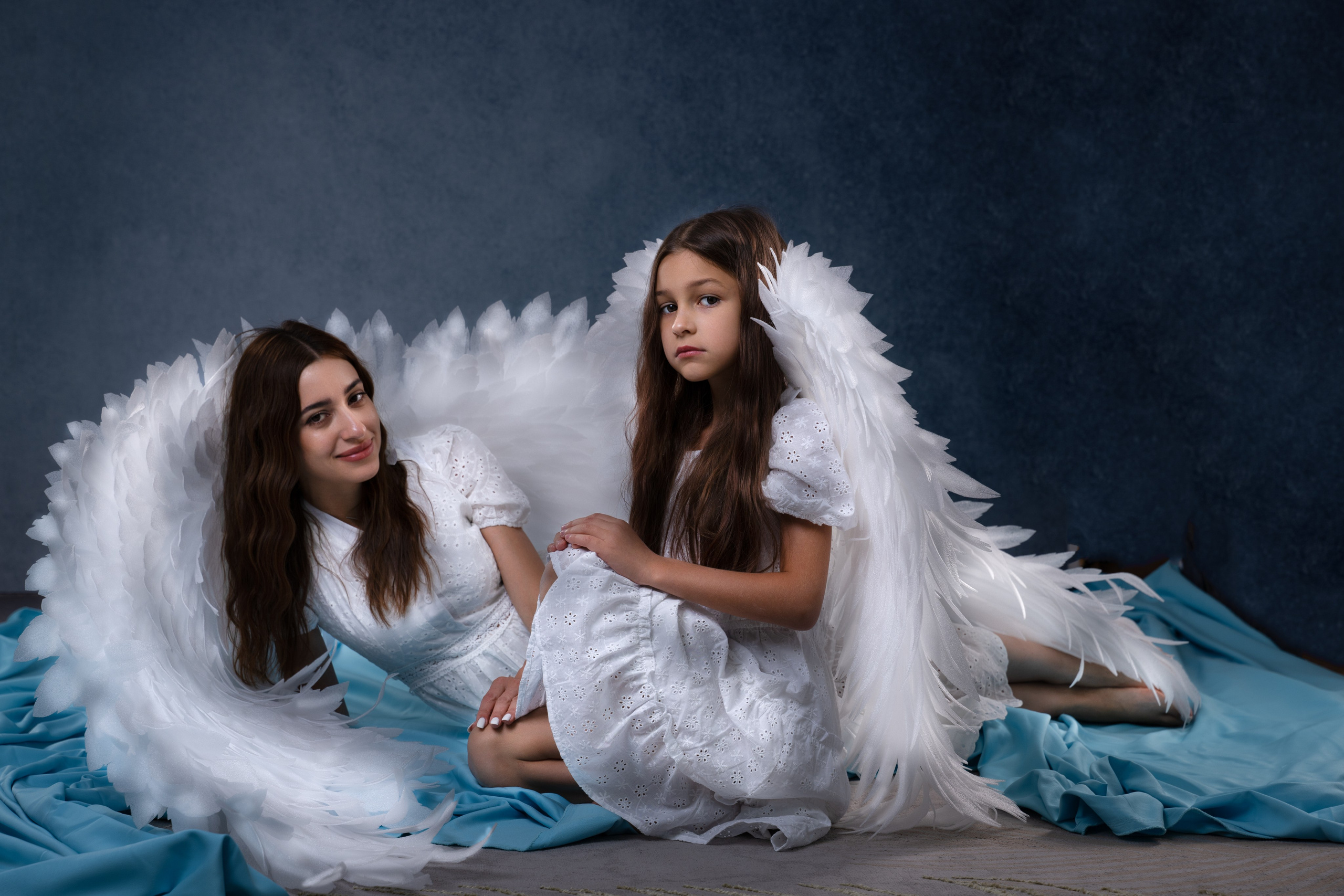 Ангельская сьемка (мама-дочь). Главная