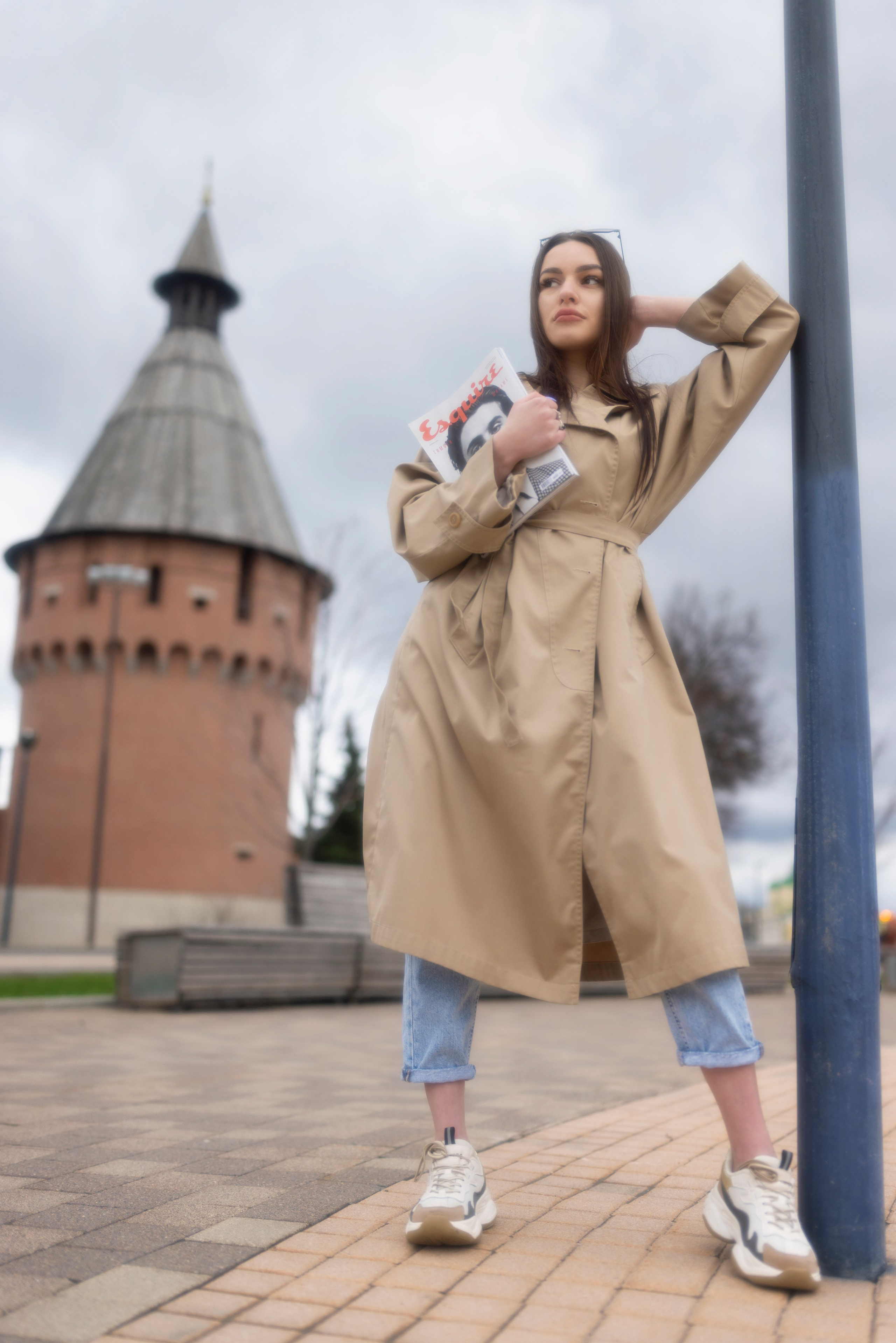 Ангелина, фотосессия девушки на набережной в Туле, Искра Тула. Фотограф в Туле — Борисов Николай