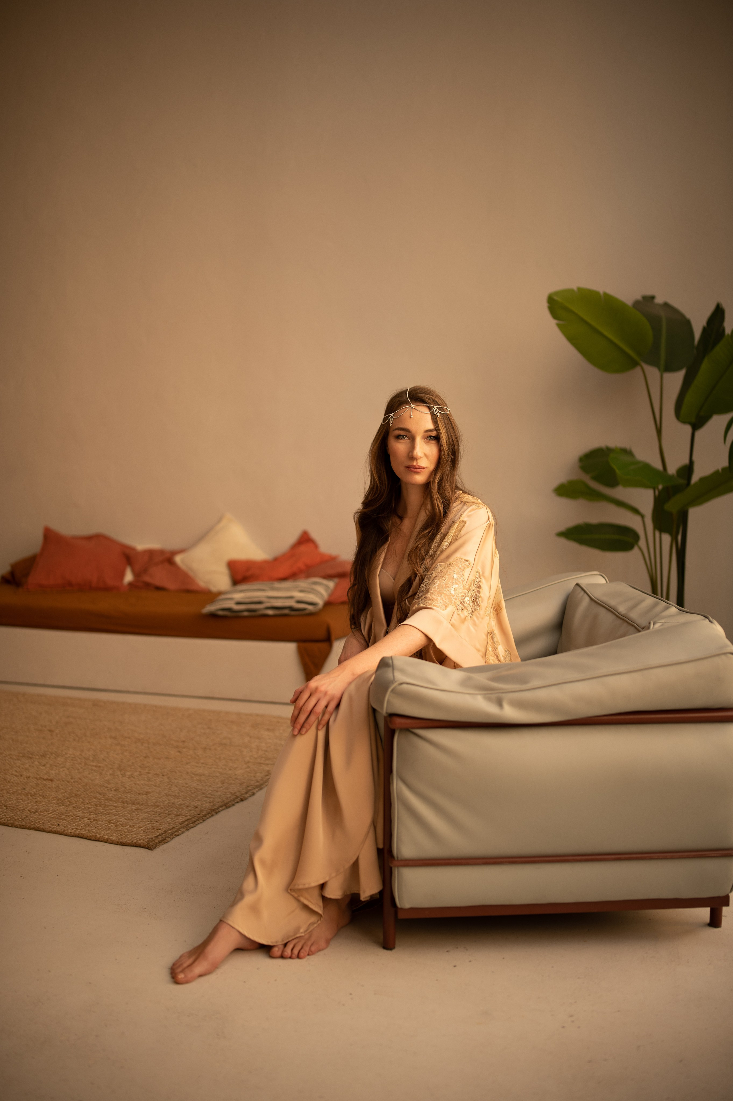 Женский портрет в студии. Семейный и детский фотограф в Москве Анна Оськина