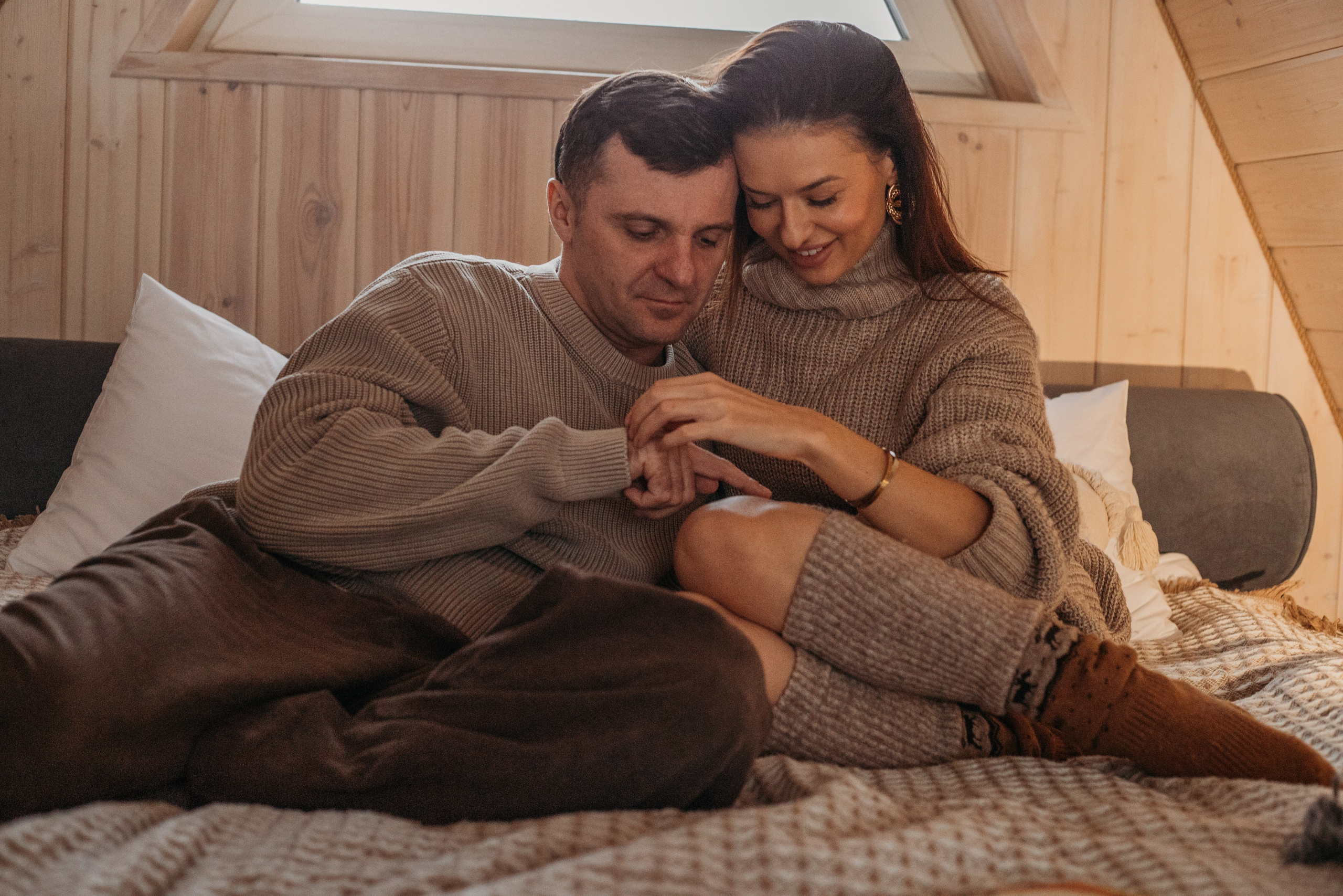 Новогодняя съемка в домике, для семьи Вероники. Венера Гайн. Репортажный фотограф  Тюмень. Обучение фотографии с 0