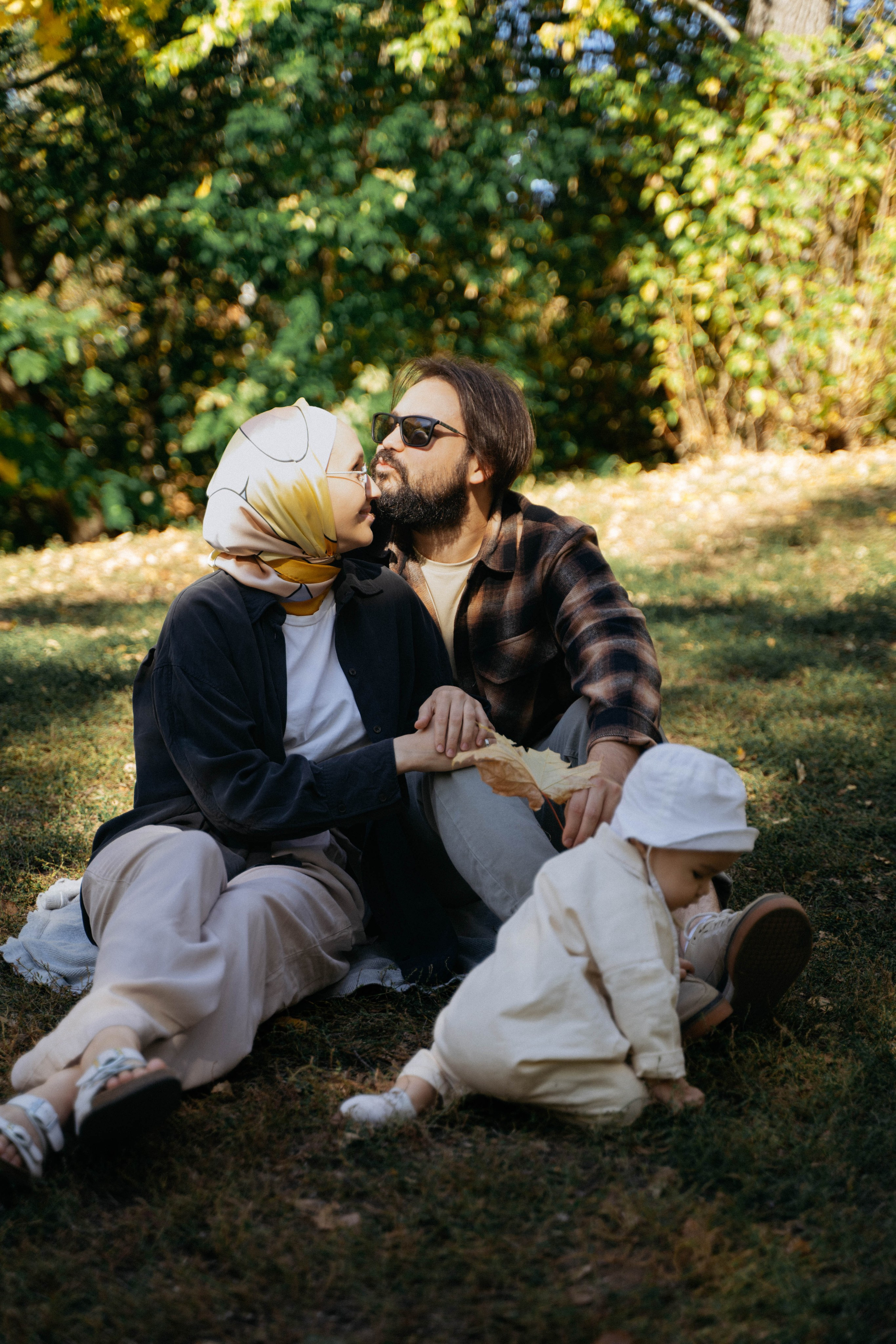 Трое в парке