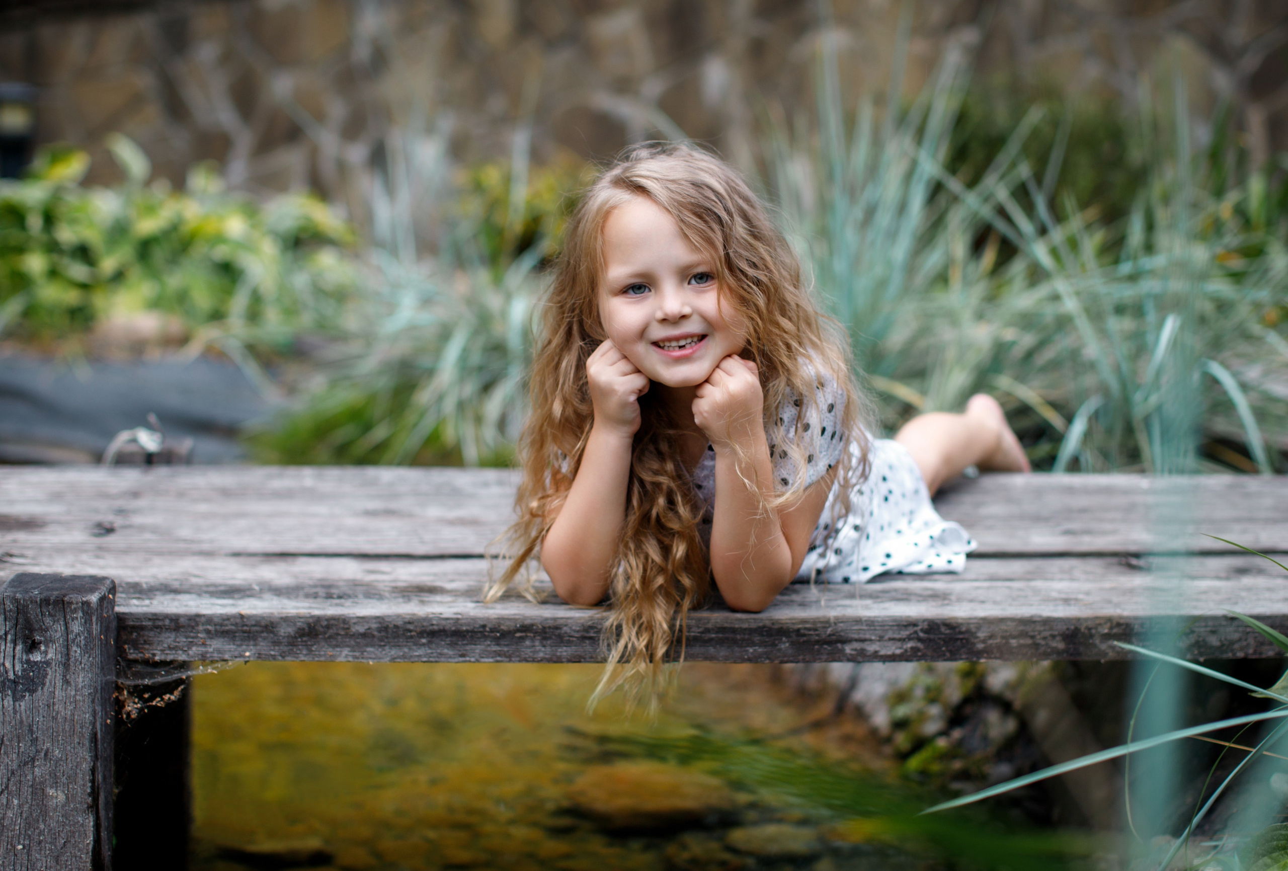 У прудика. Детский и семейный фотограф Мария Киселёва. Москва