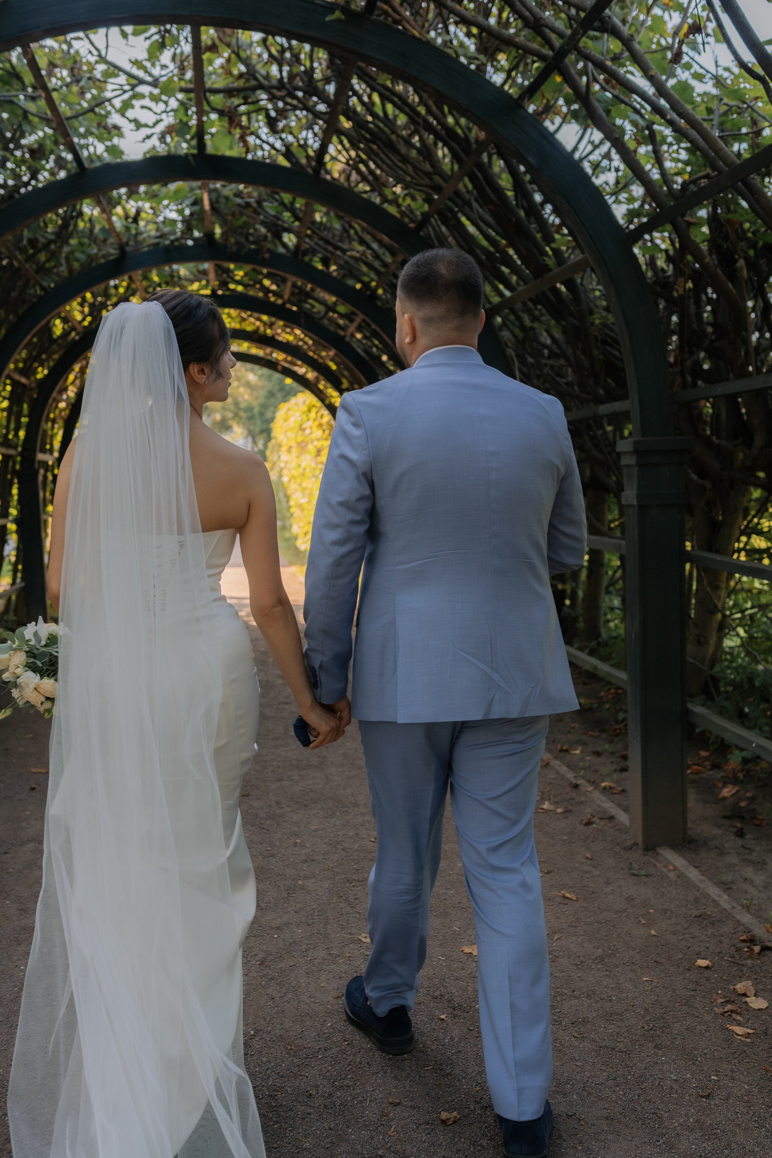 Свадебная фотосессия в Москве, парк Кусково. Свадебный фотограф в Москве Анна Полушина