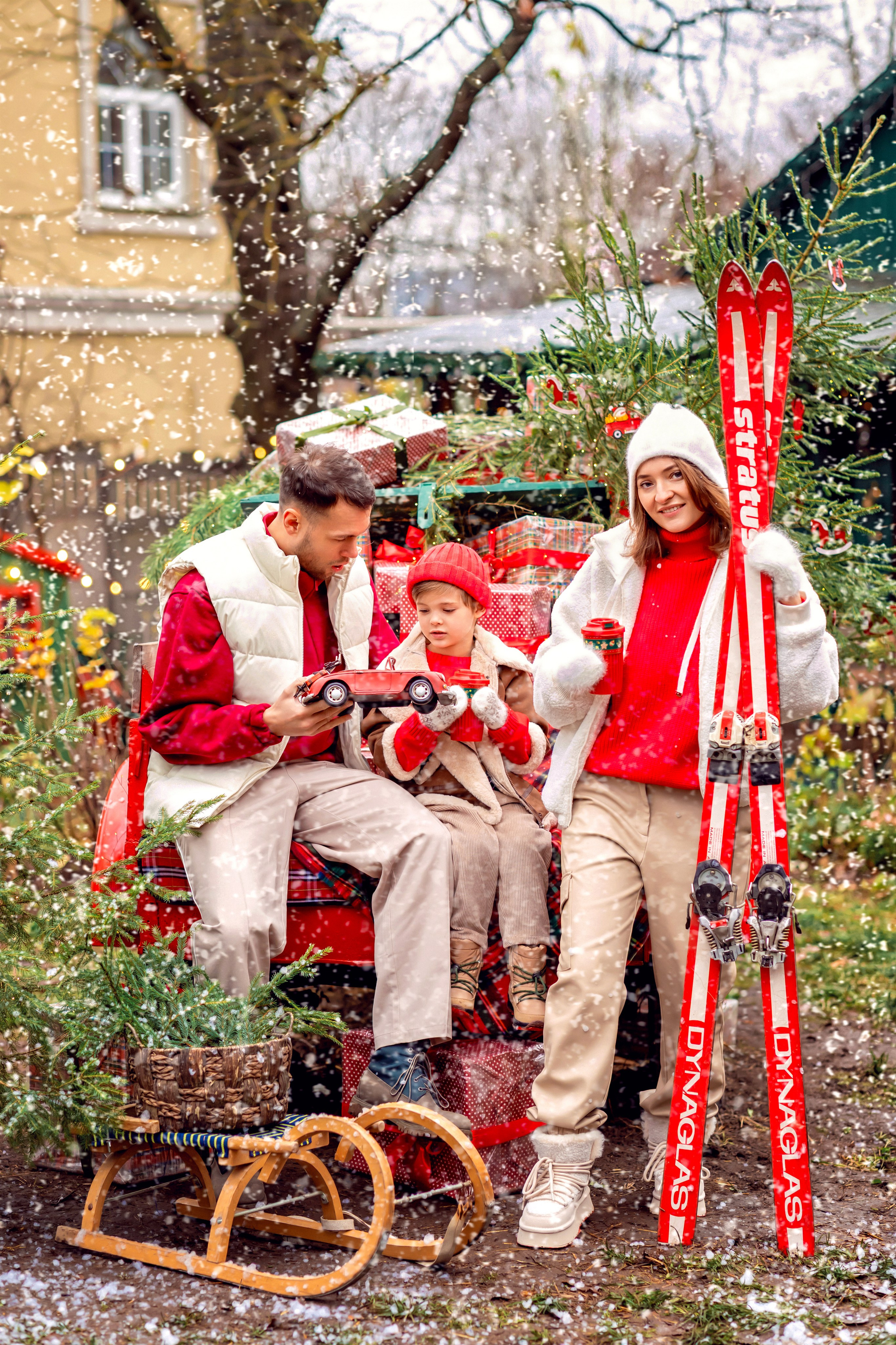 НОВЫЙ ГОД и Рождество УЛИЧНЫЕ локации. Фотограф Алина Лебедь