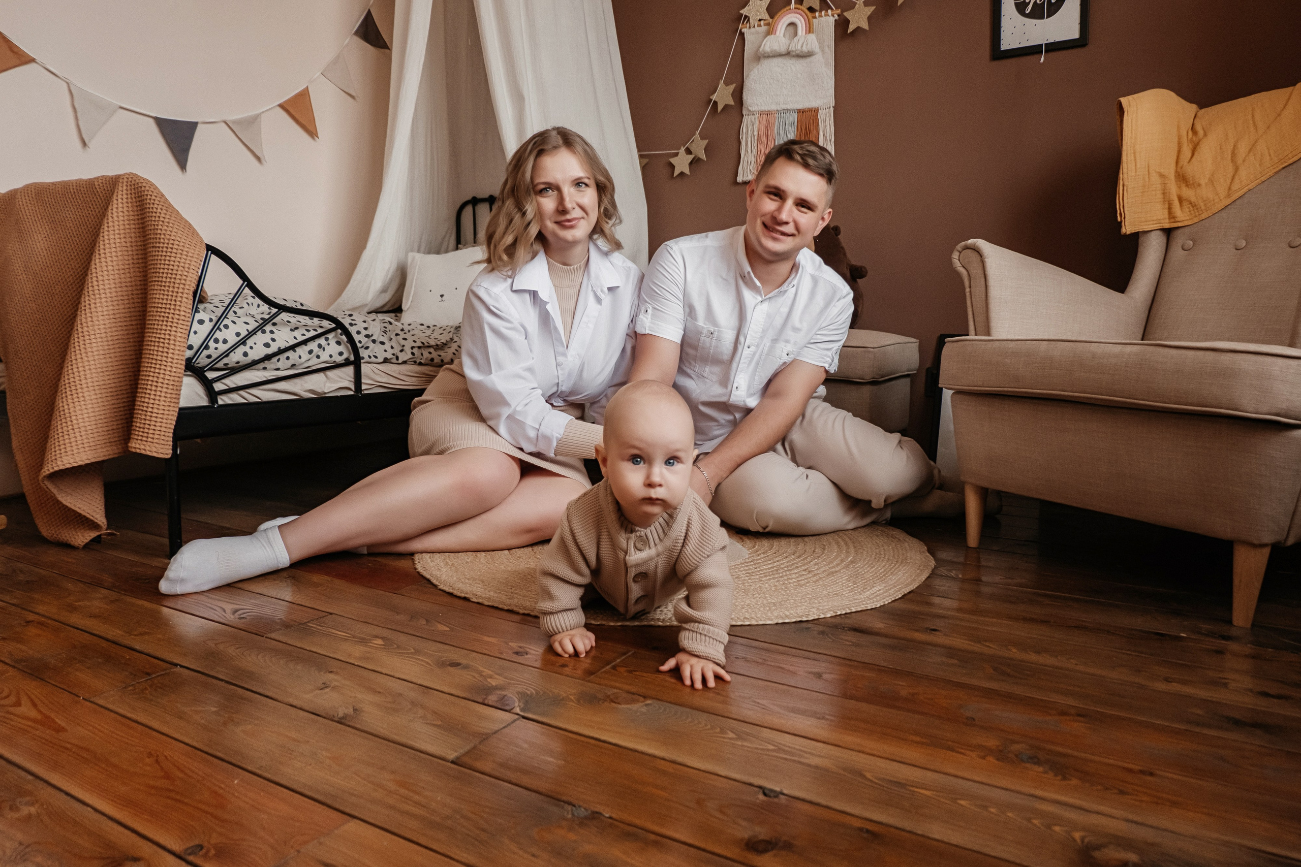 Валерия & Алексей & Миша. Семейный и свадебный фотограф Новосибирск