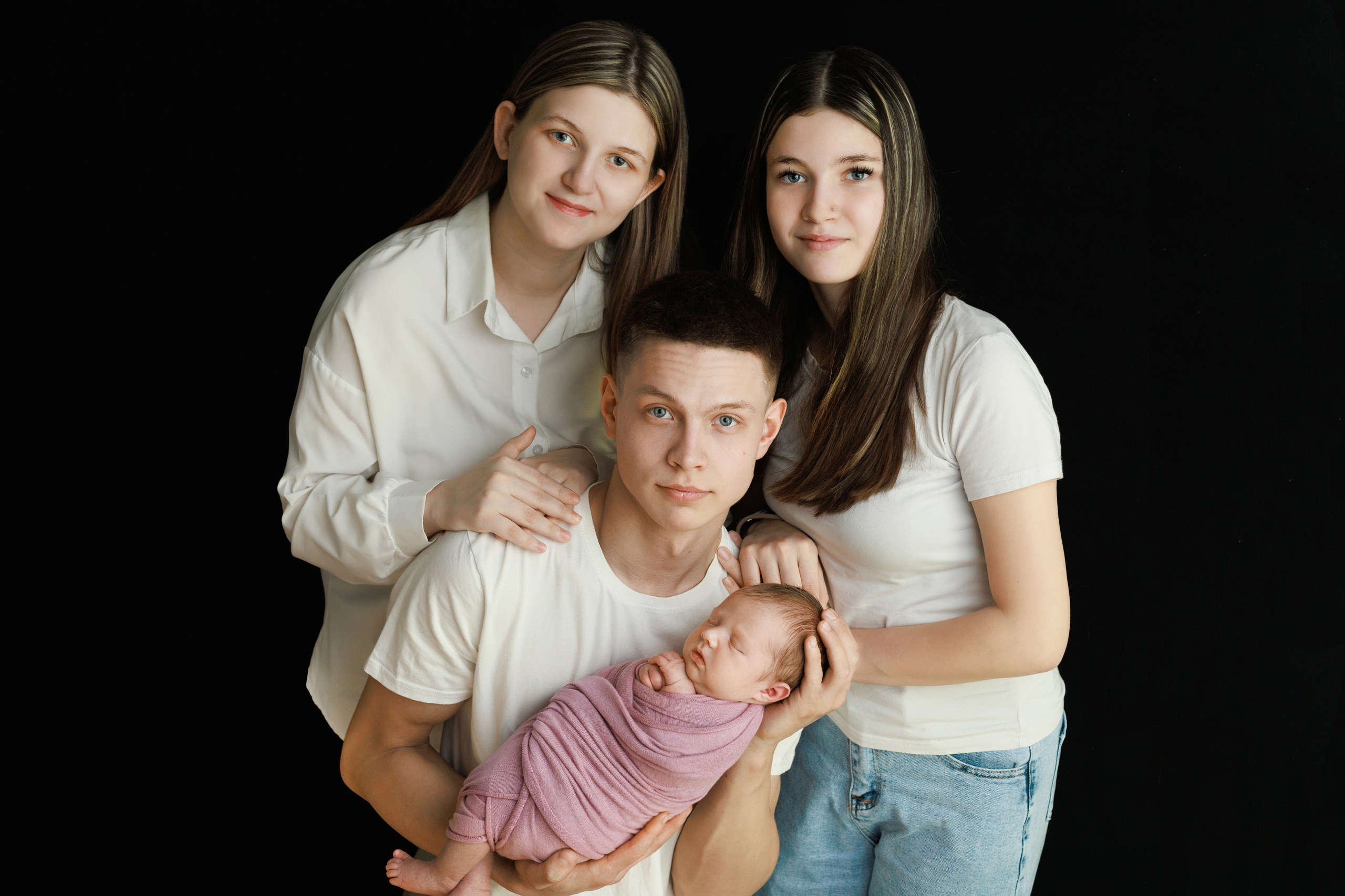 С родителями. Фотограф новорожденных в Перми Татьяна Новикова