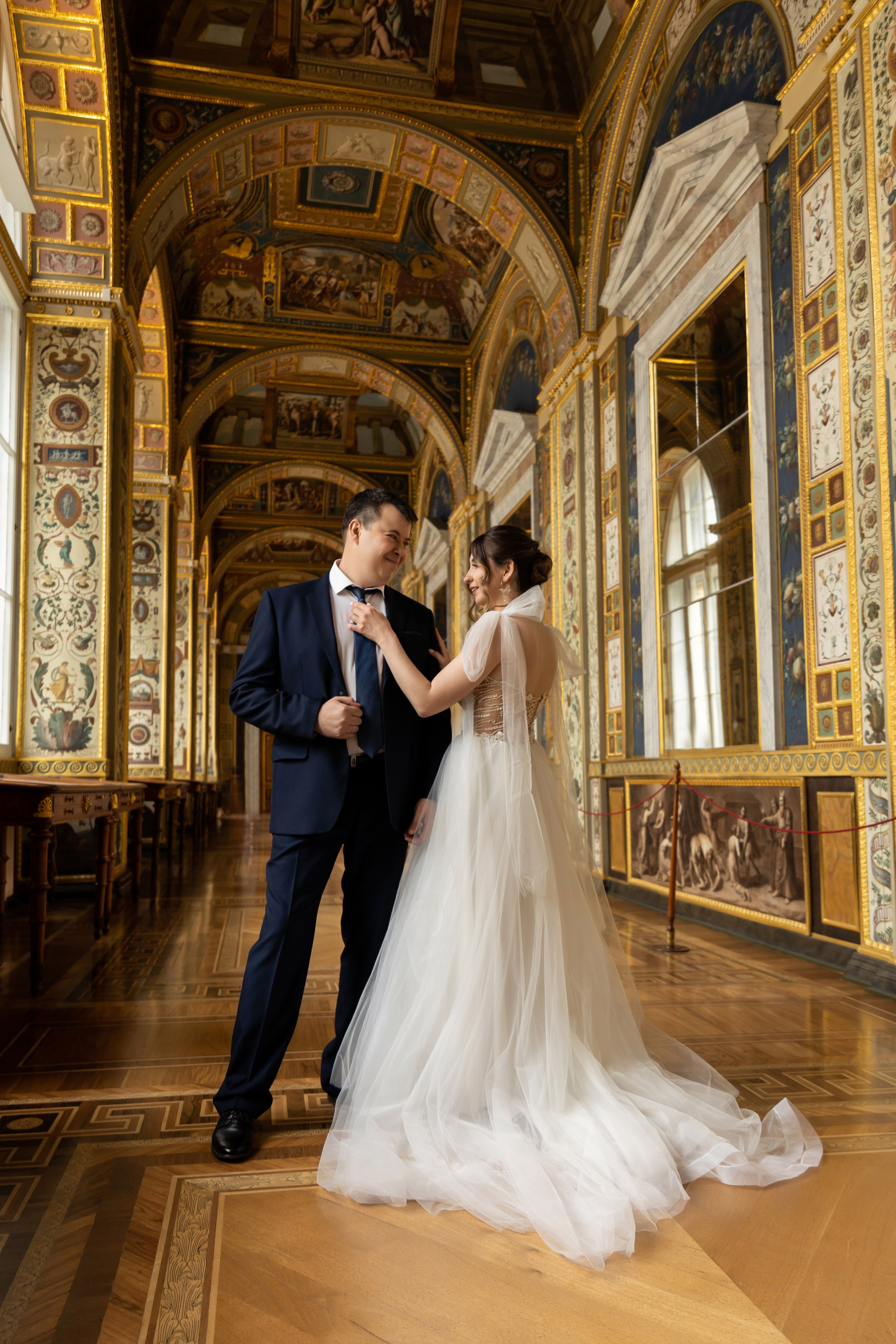 Свадебная фотосессия в Эрмитаже. Семейный и свадебный фотограф в Санкт-Петербурге Татьяна Швыкова