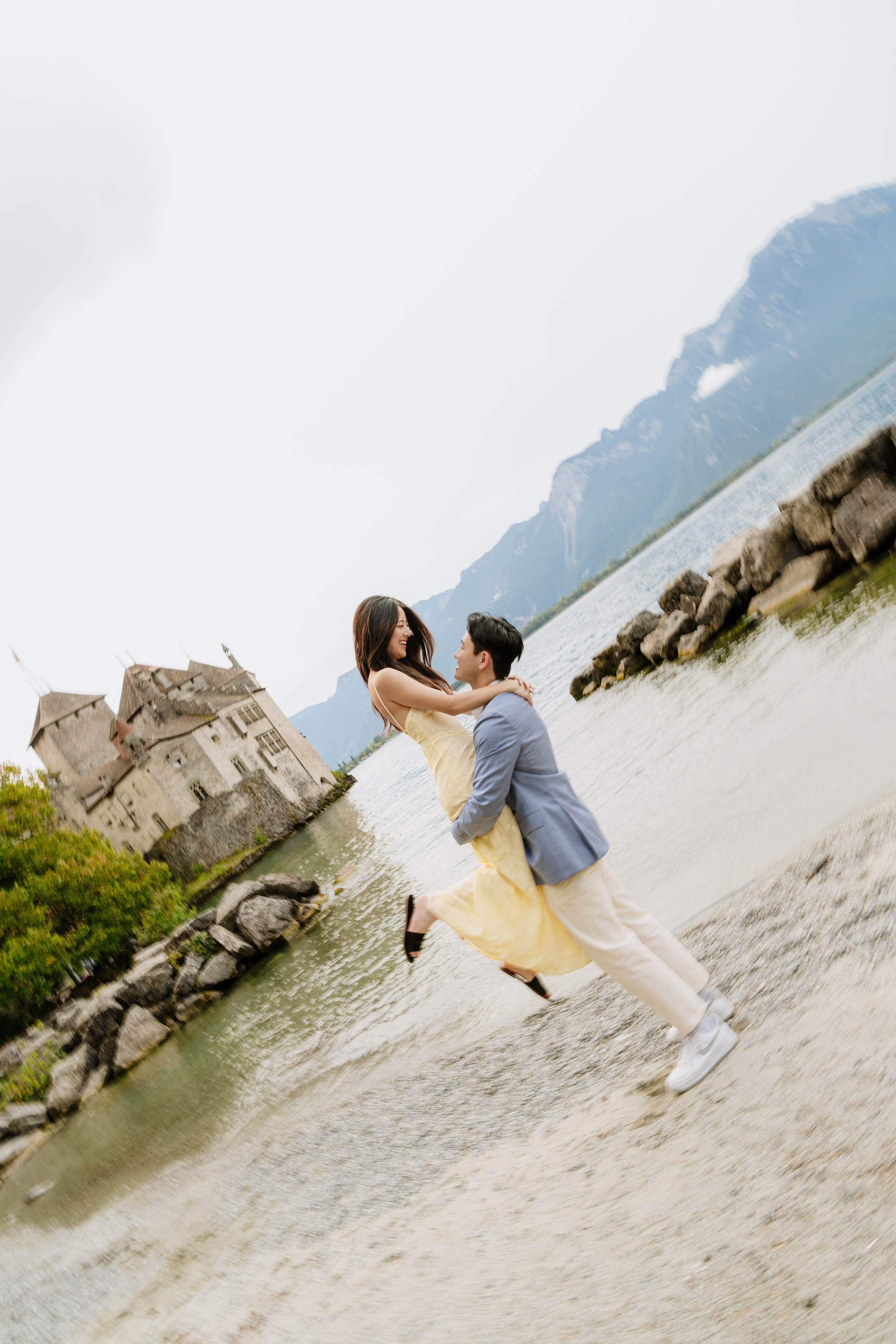 Kristi & Andy | Proposal Montreux. Professional Wedding Photographer Geneva & Romande Switzerland | Tanya Creator