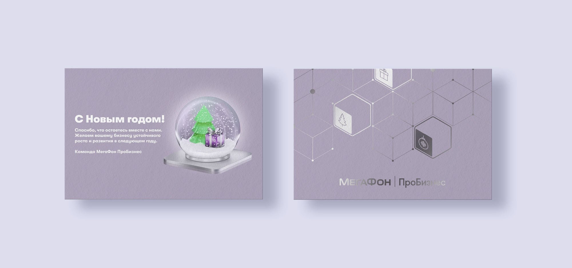Новогодние материалы для B2X МегаФон. Арт-директор и фотограф Токарева Дарья