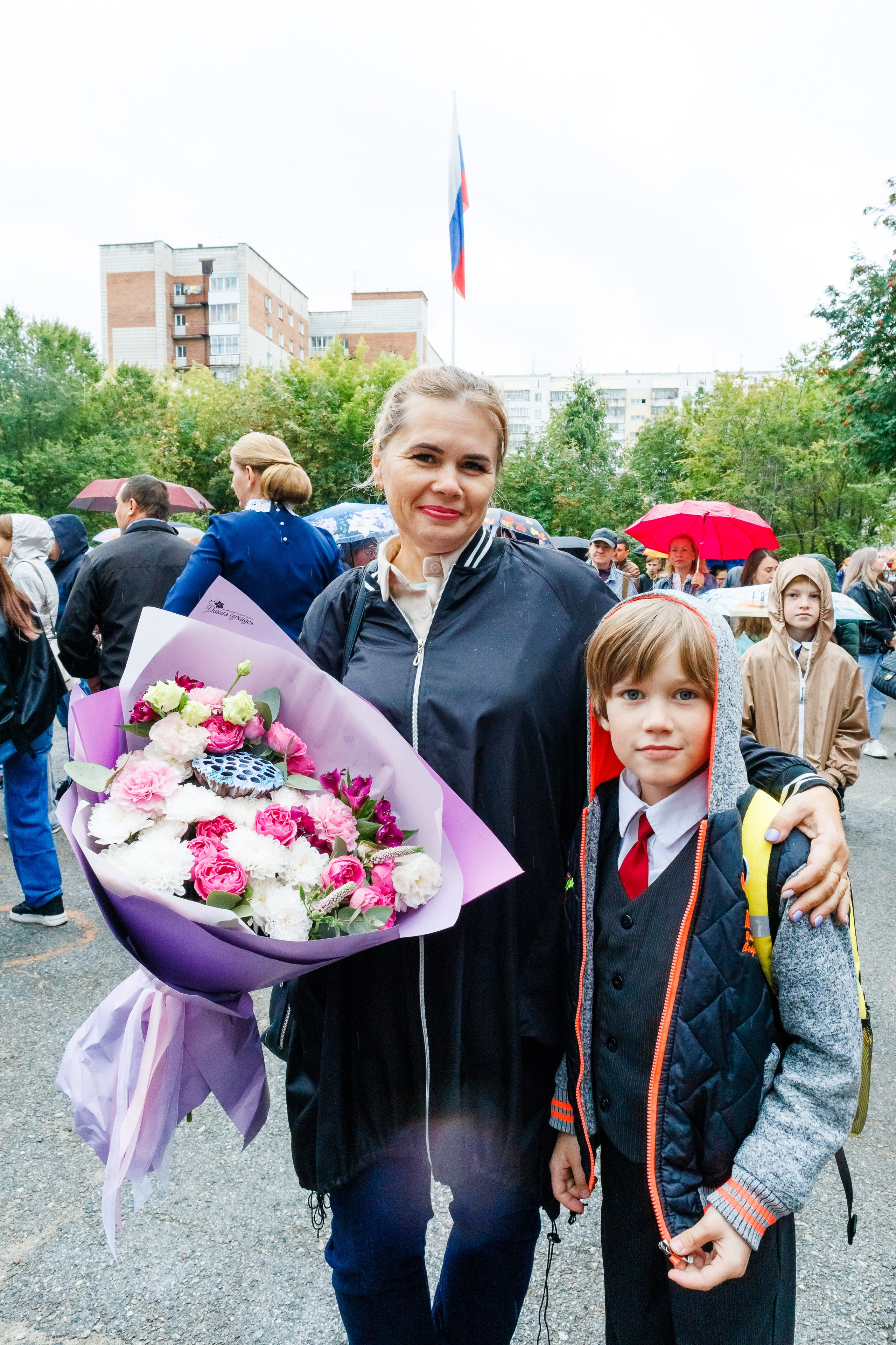 Первый урок школа 206. Фотограф в Новосибирске Евгений Маслов