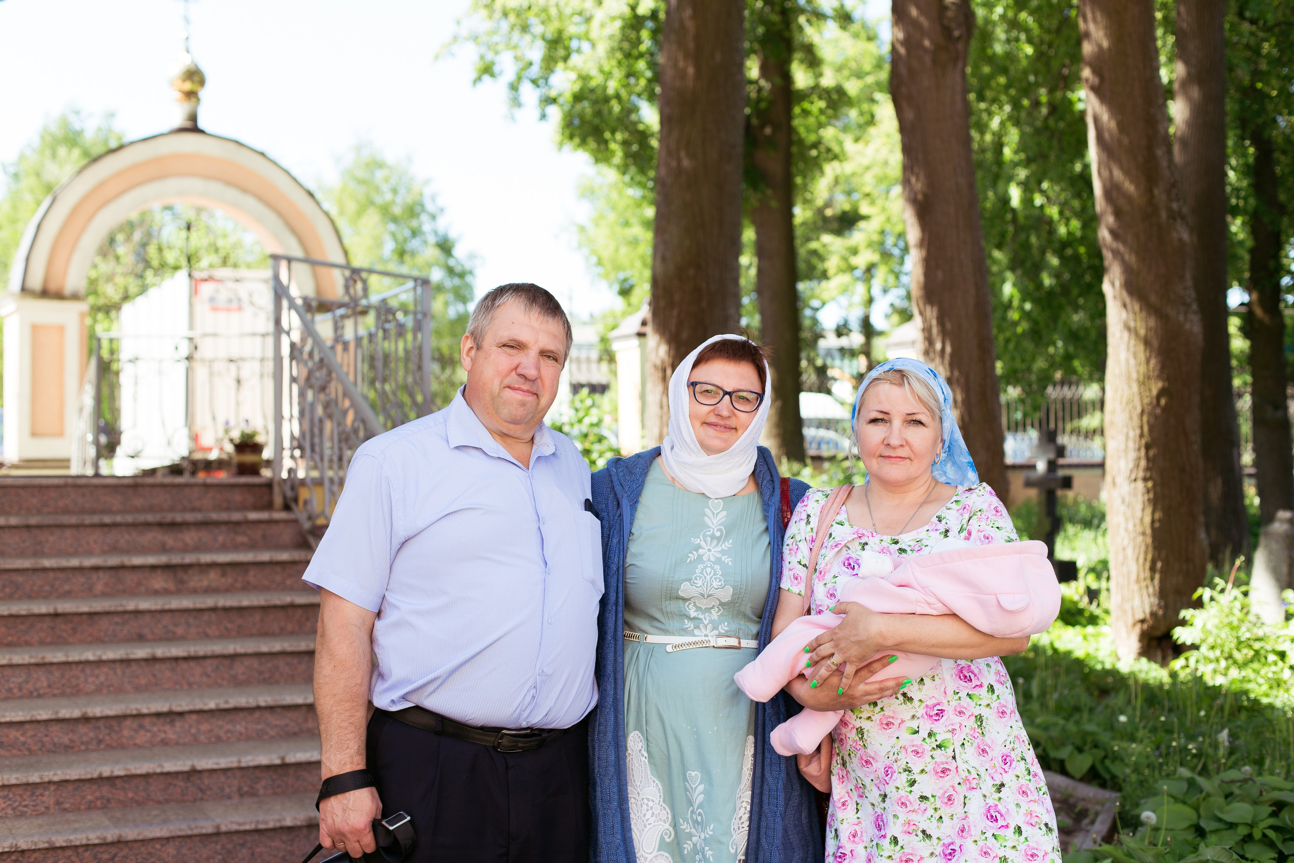 Крещение Ульяны. Успенская церковь. Фотограф новорожденных и детский в Сергиевом Посаде Кругликова Юлия