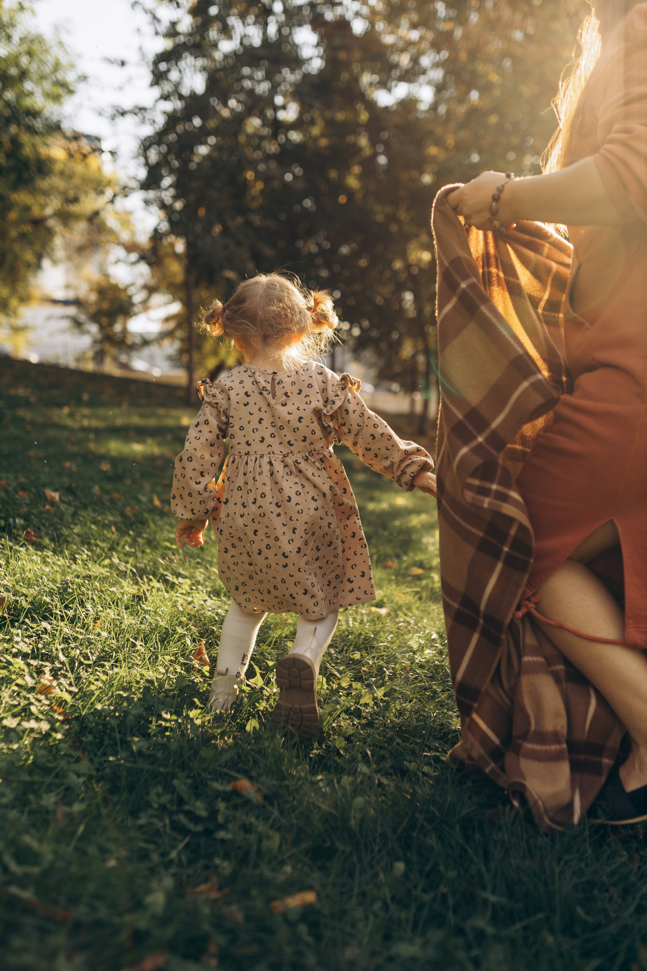 живая фотосессия осенью в парке Самары