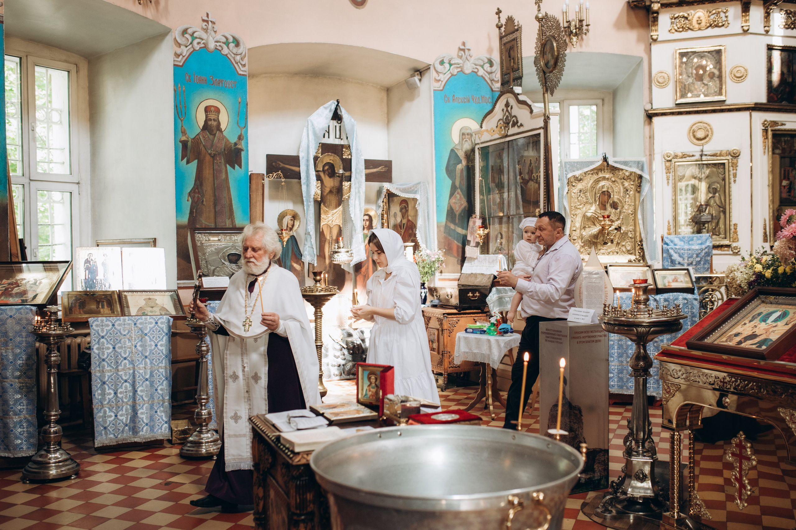 Крещение Христина. Семейный и домашний фотограф в Москве и МО Королева Валерия