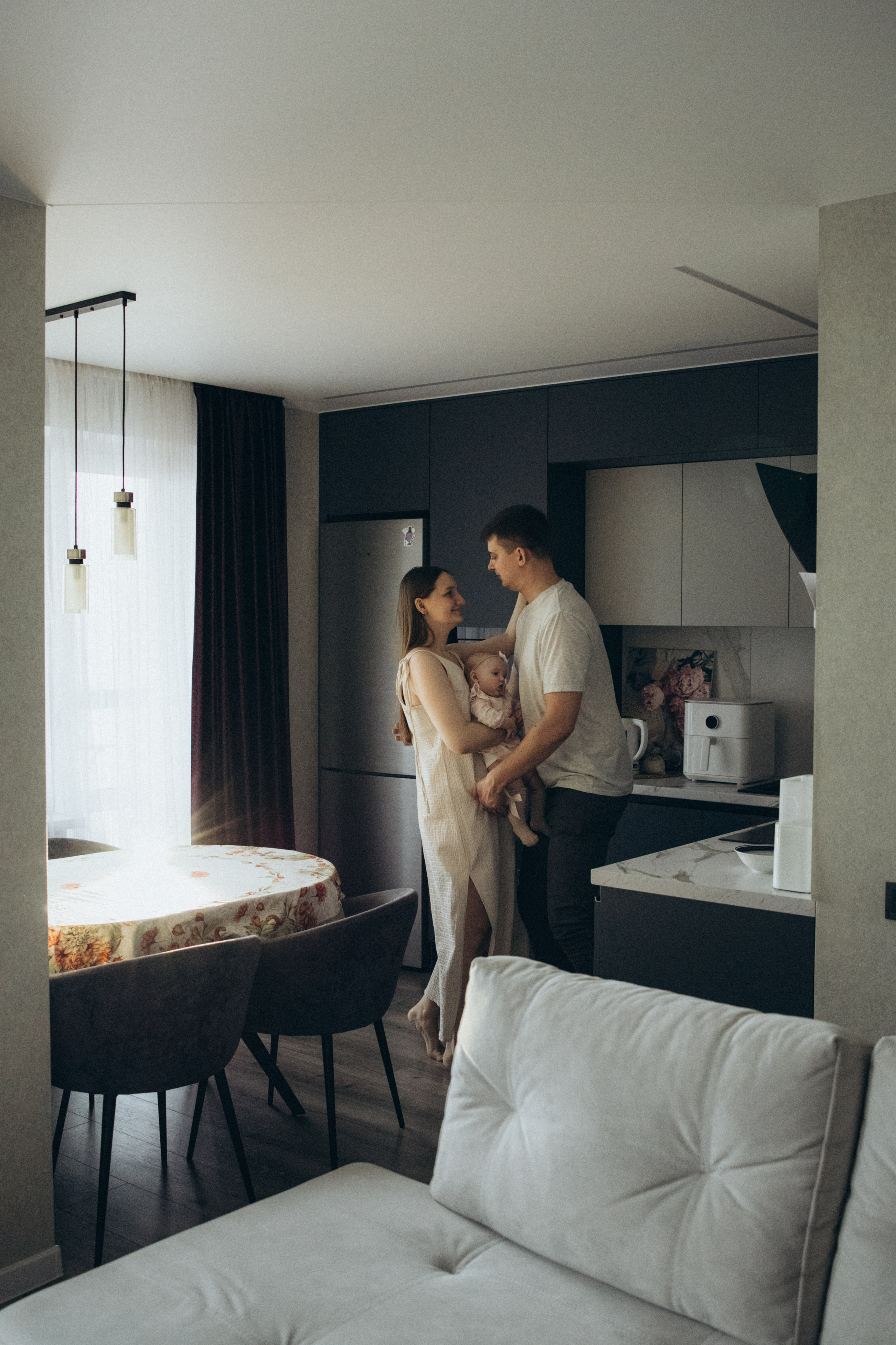 Домашняя съемка с ребенком до 1 года. Семейный фотограф в Минске — Алина Тиханович