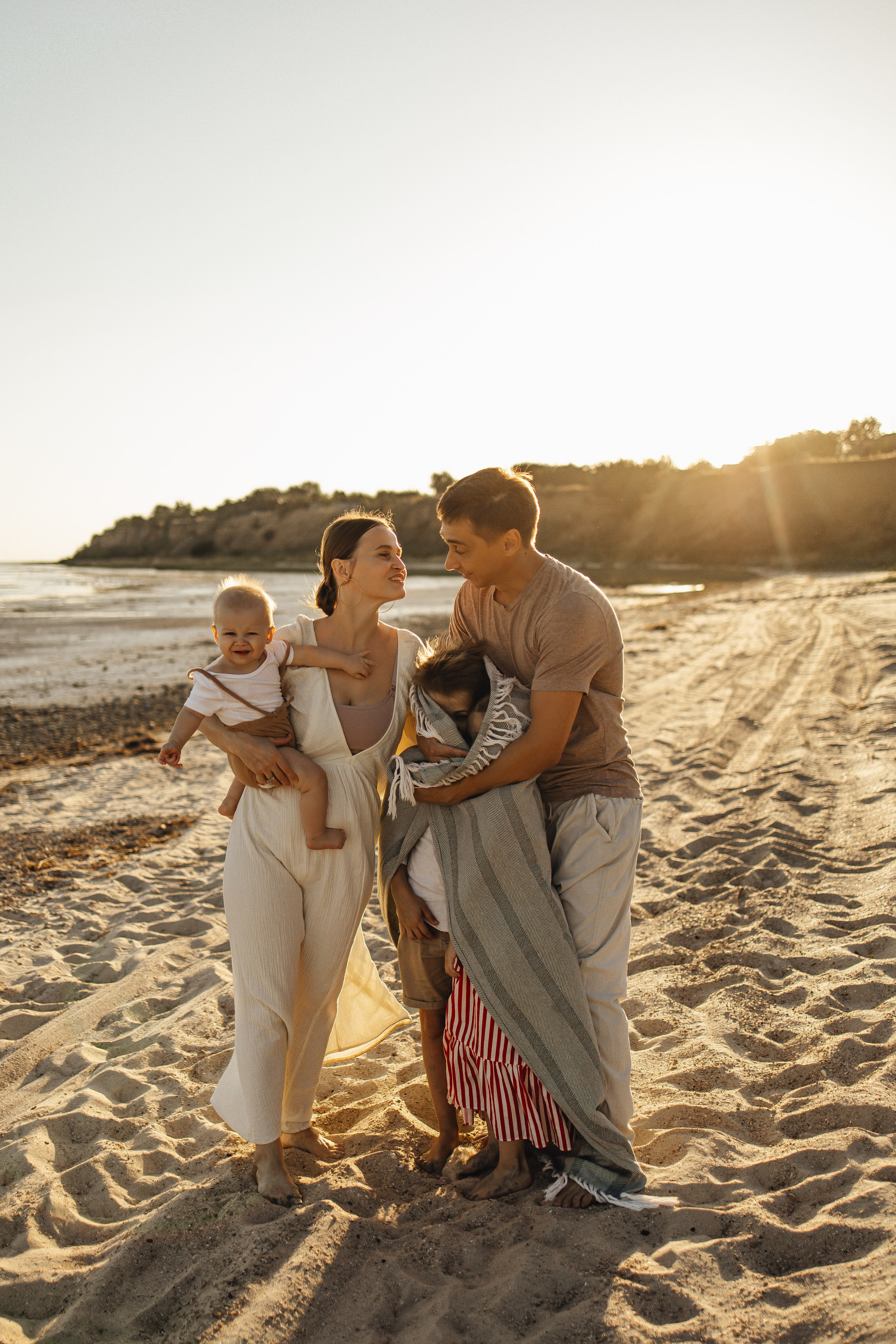 Летняя история на берегу. Семейный и детский фотограф, таганрог, ростов-на-дону