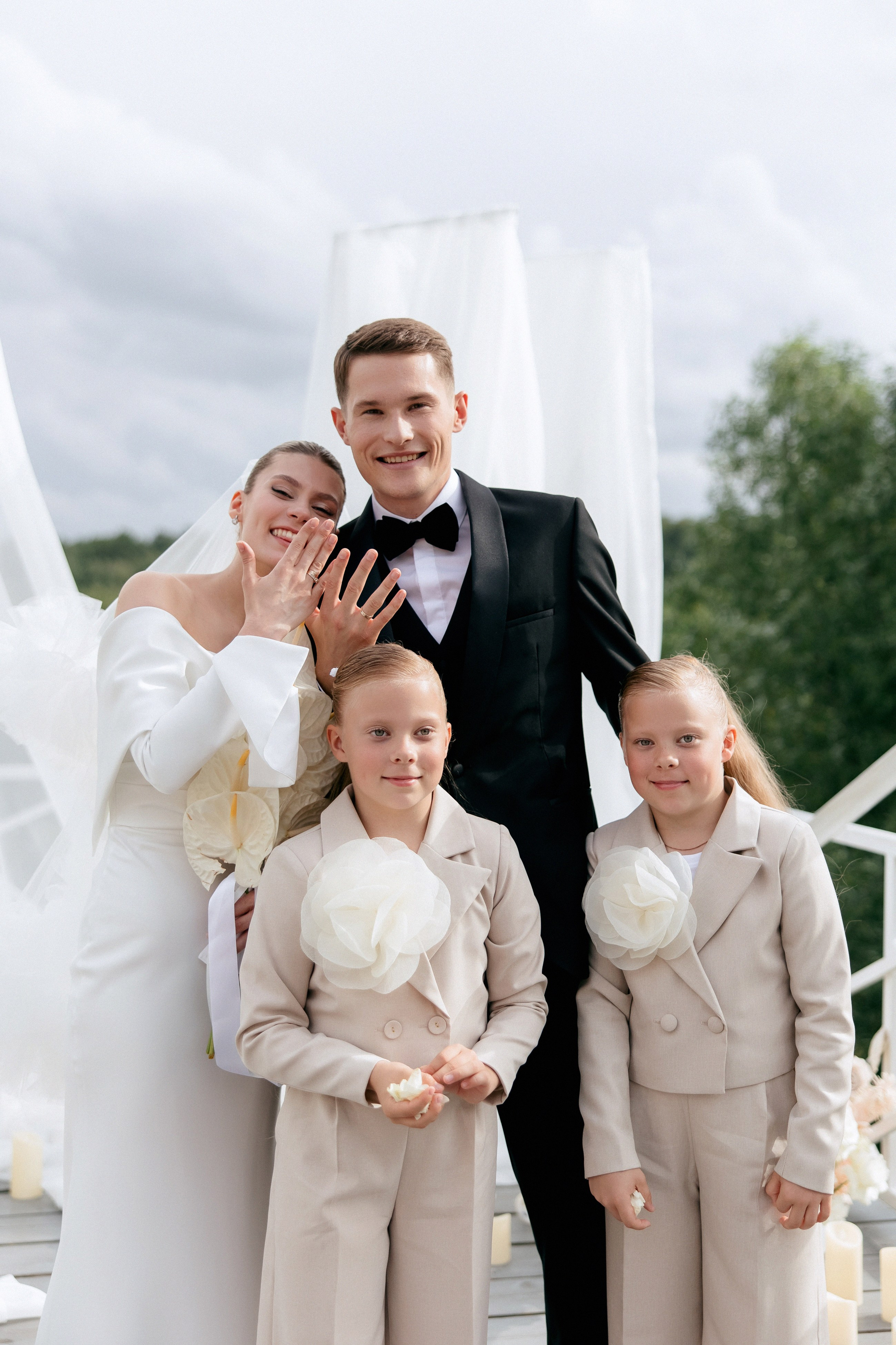 Свадебная фотосессия Настя, Макс и Карюша. Свадебный фотограф Москва