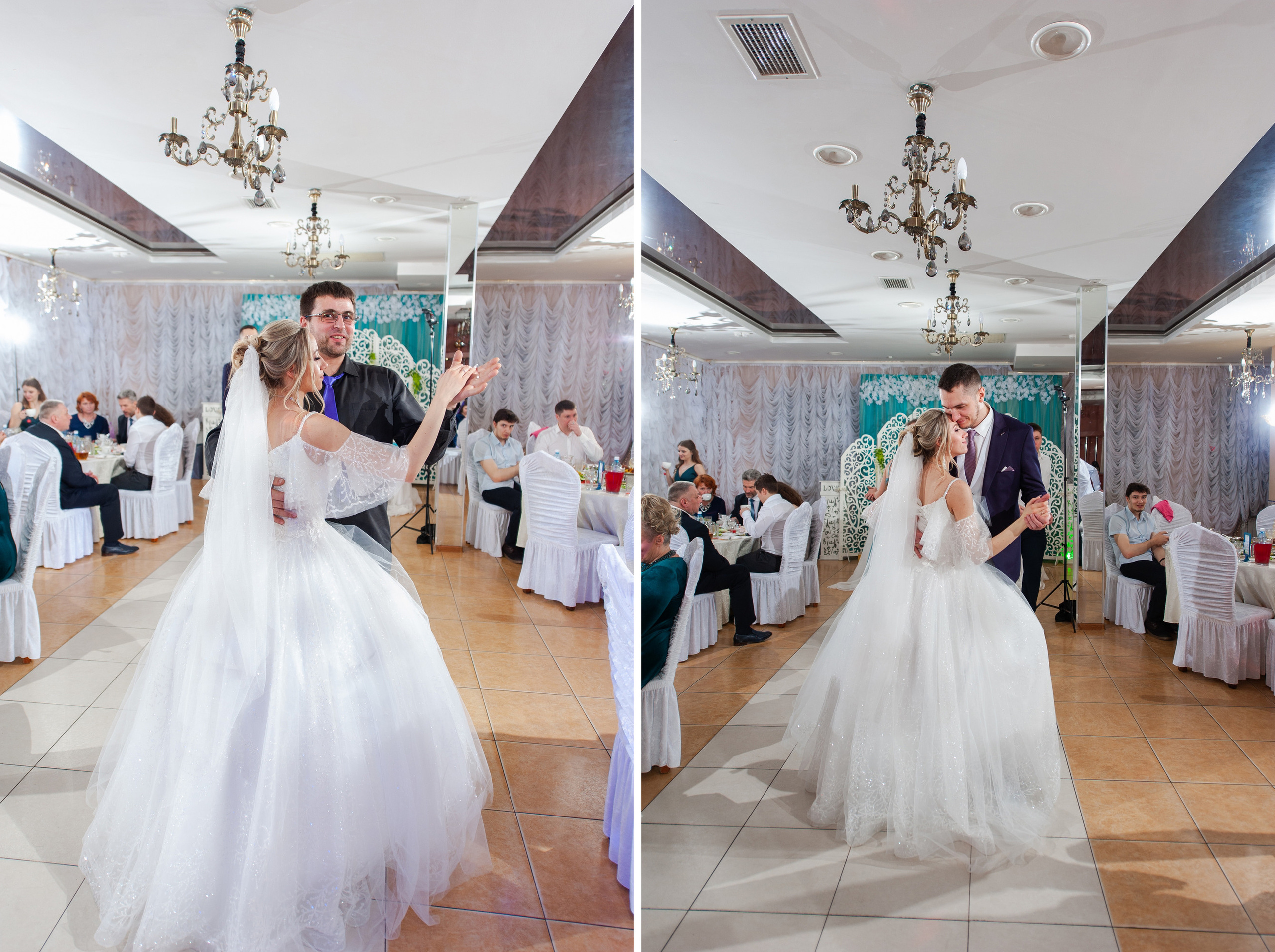 Студийная зимняя свадьба. Свадебный и семейный фотограф в Омске Мормулев Михаил