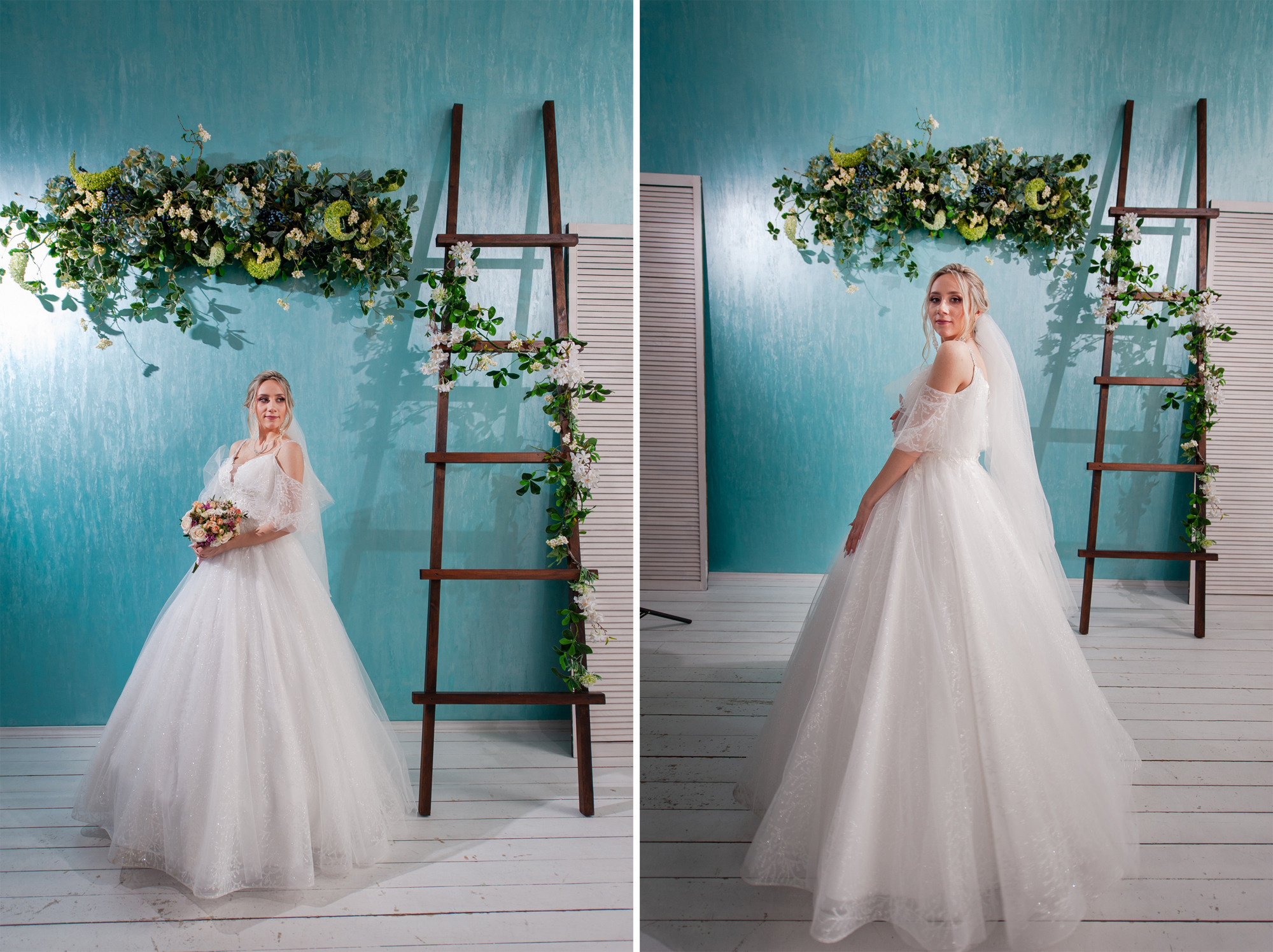 Студийная зимняя свадьба. Свадебный и семейный фотограф в Омске Мормулев Михаил