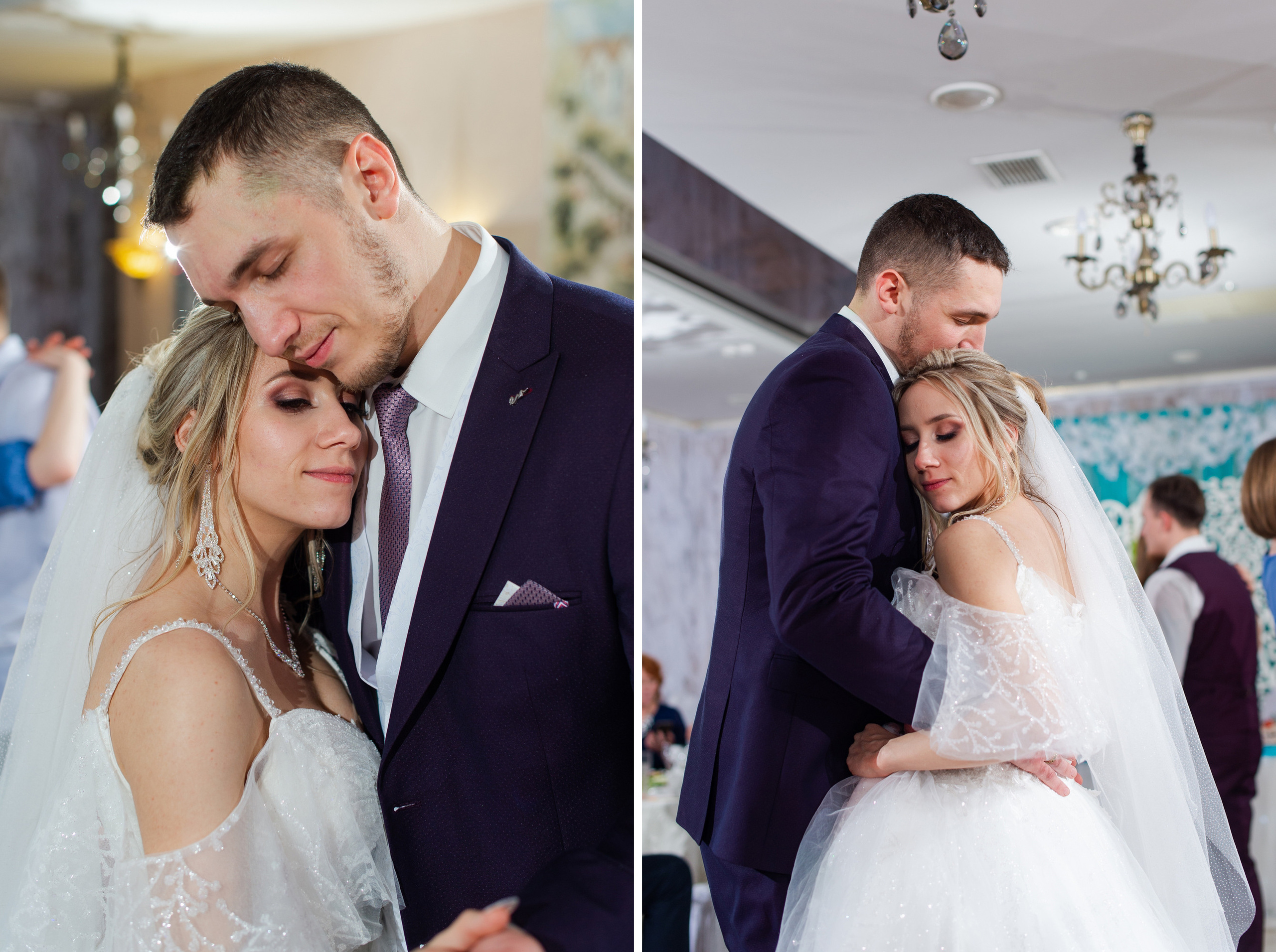 Студийная зимняя свадьба. Свадебный и семейный фотограф в Омске Мормулев Михаил