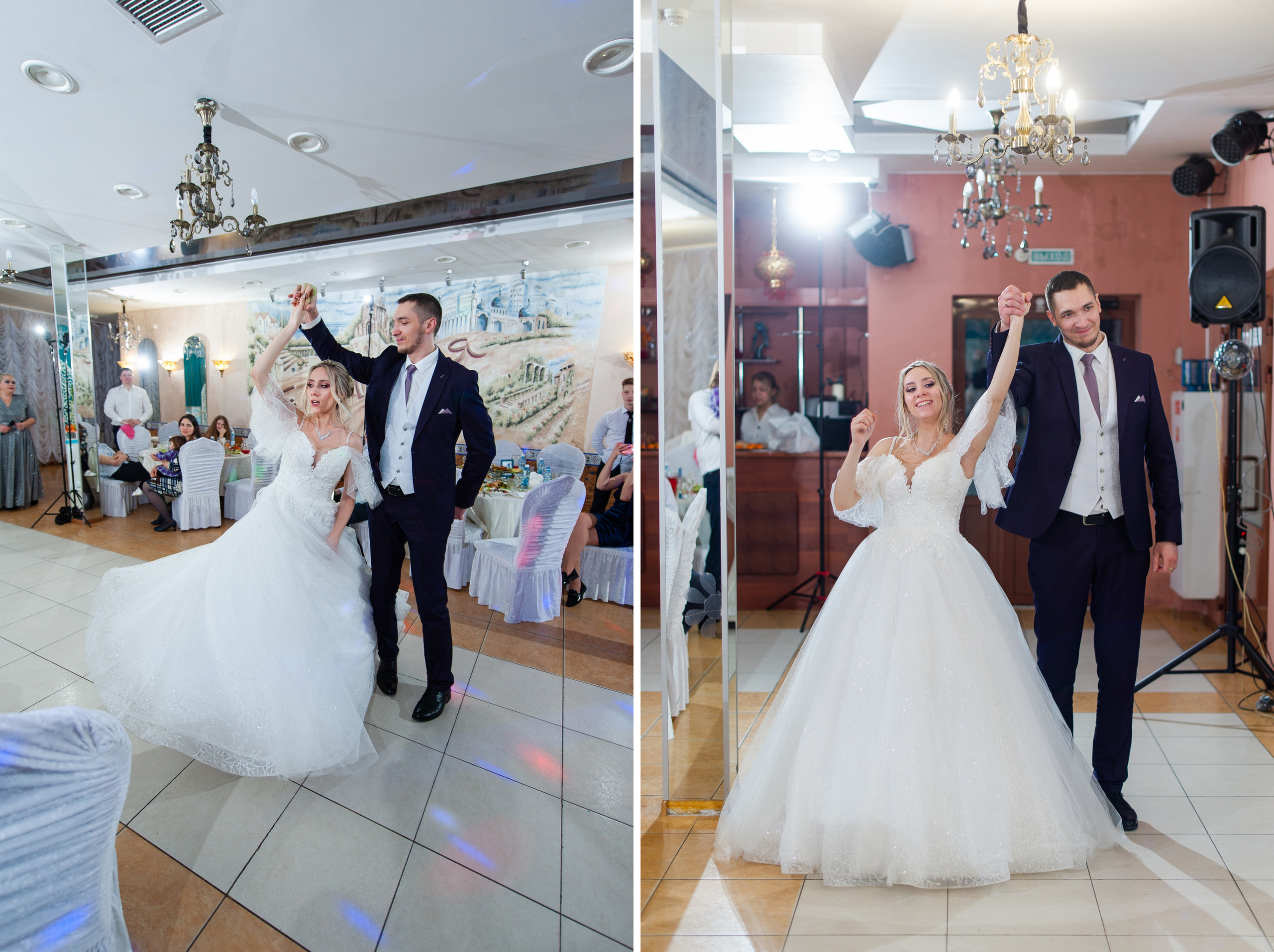 Студийная зимняя свадьба. Свадебный и семейный фотограф в Омске Мормулев Михаил