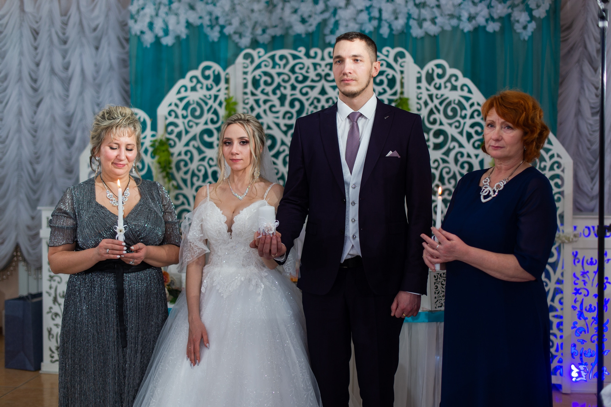 Студийная зимняя свадьба. Свадебный и семейный фотограф в Омске Мормулев Михаил